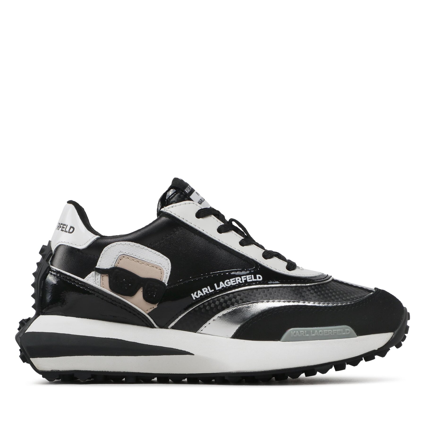 KARL LAGERFELD Sneakersy KL62930N Czarny