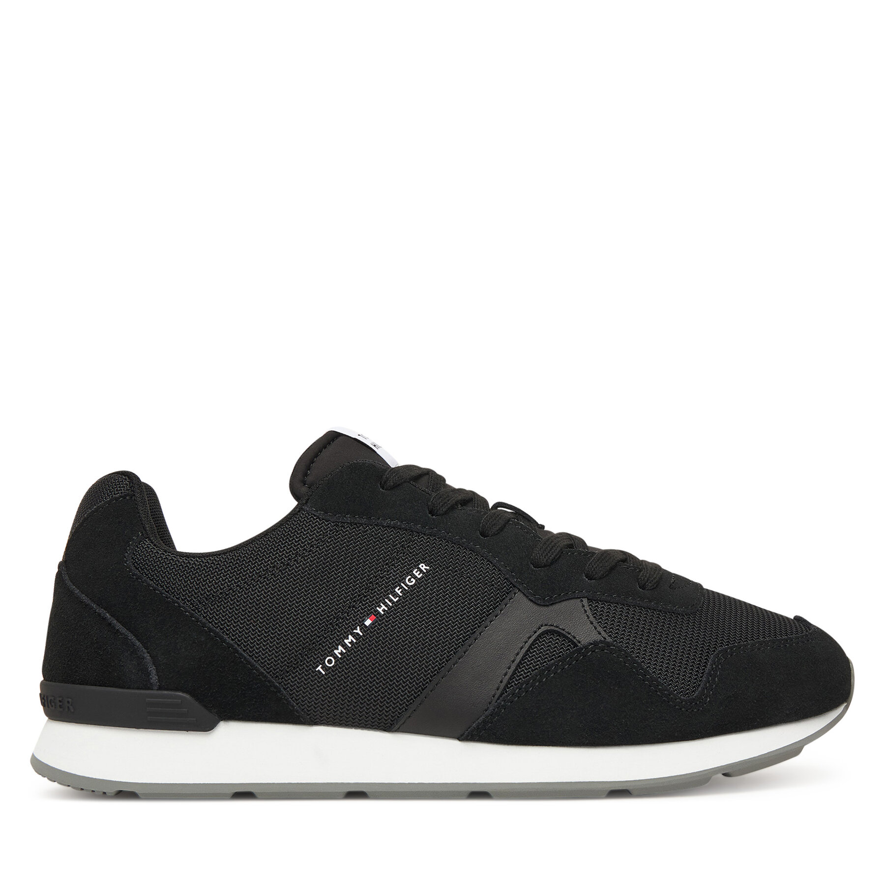 Tommy Hilfiger Sneakersy Runner Icon Mix FM0FM05679 Czarny
