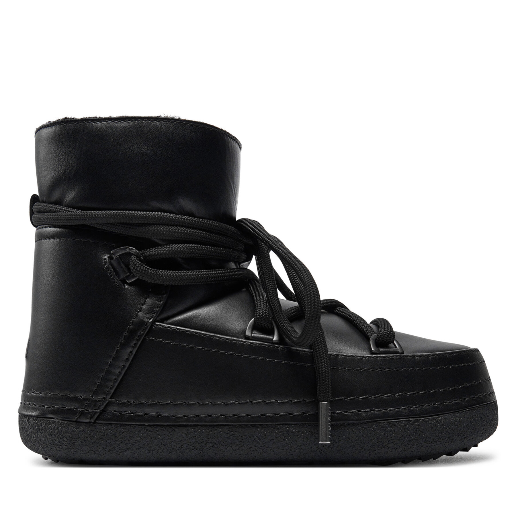 Inuikii Śniegowce Full Leather 75101-087 Czarny
