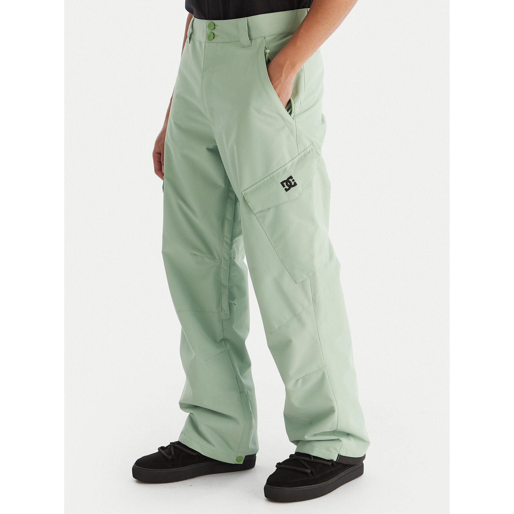 DC Shoes Spodnie narciarskie ADYTP03042 GHZ0 Zielony Regular Fit