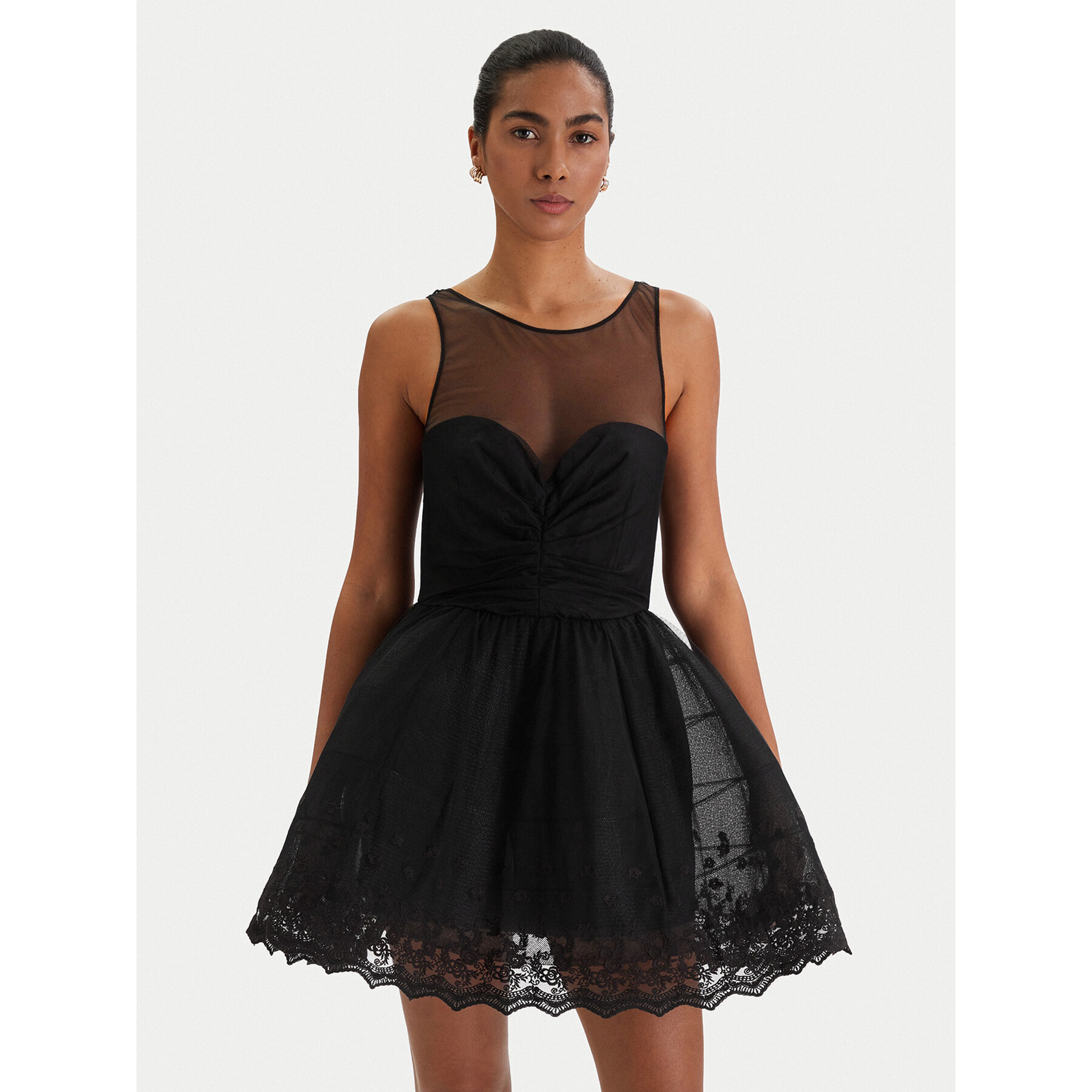 Bardot Sukienka koktajlowa Hilda 60223DB Czarny Slim Fit