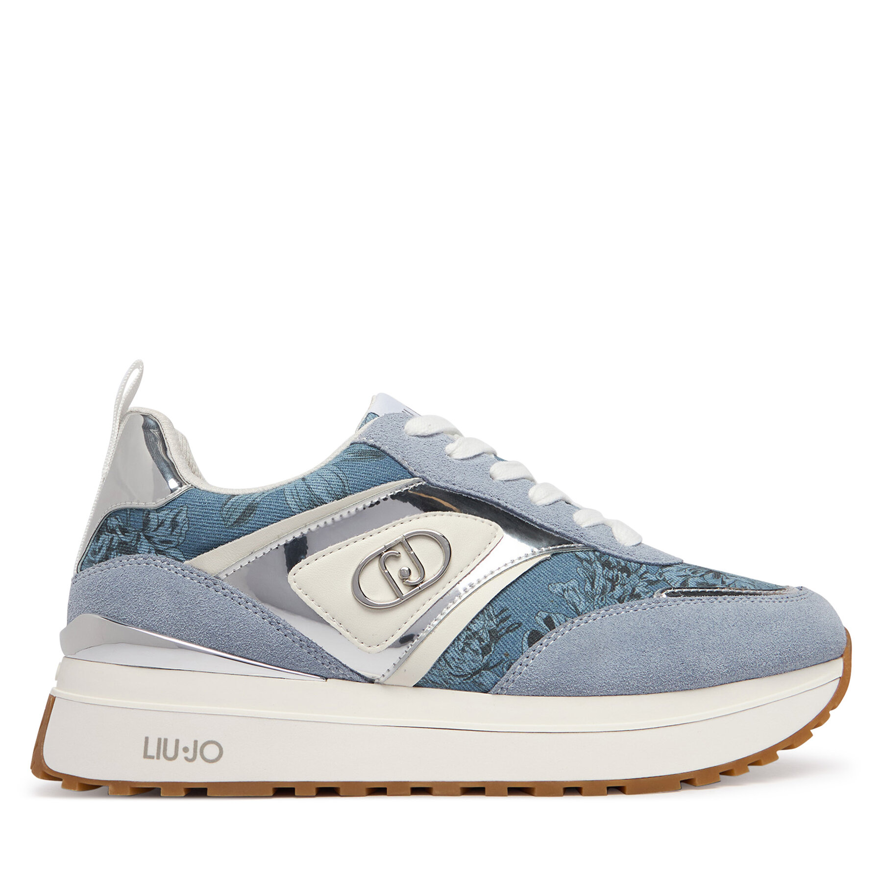 Liu Jo Sneakersy Maxi Wonder 97 BA6007 PX878 Niebieski