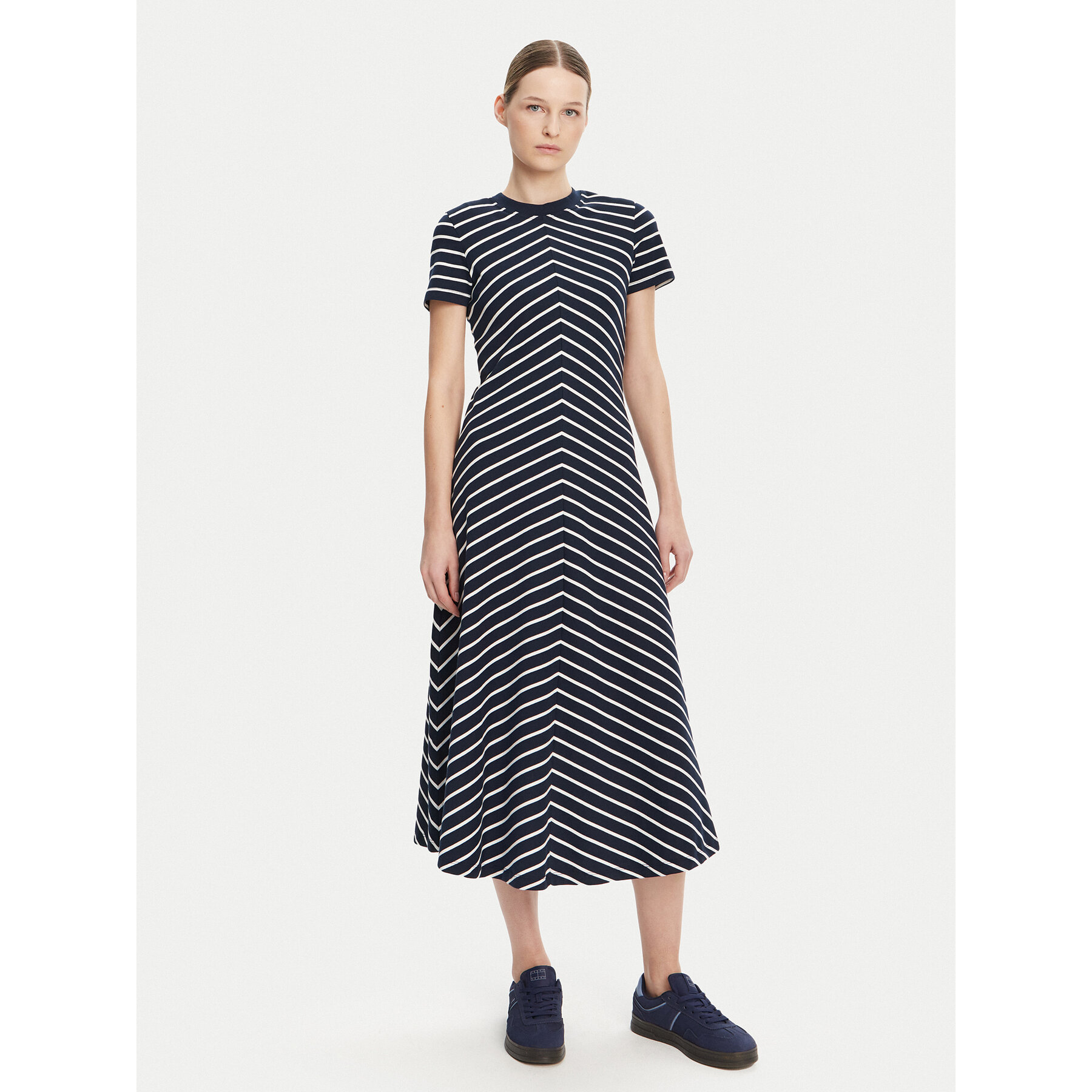Tommy Hilfiger Sukienka codzienna WW0WW44547 Granatowy Regular Fit