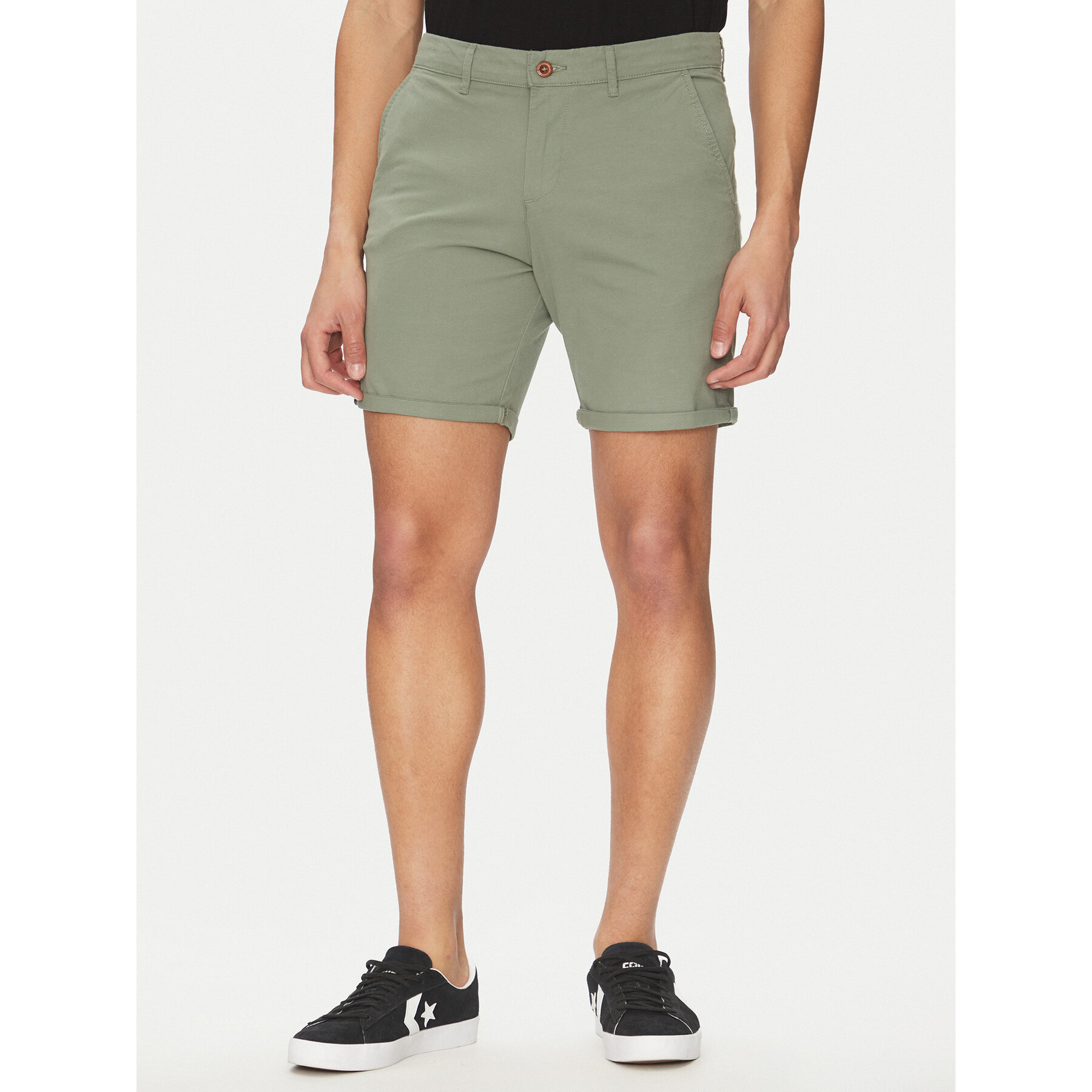 Jack & Jones Szorty materiałowe Marco 12269494 Zielony Regular Fit