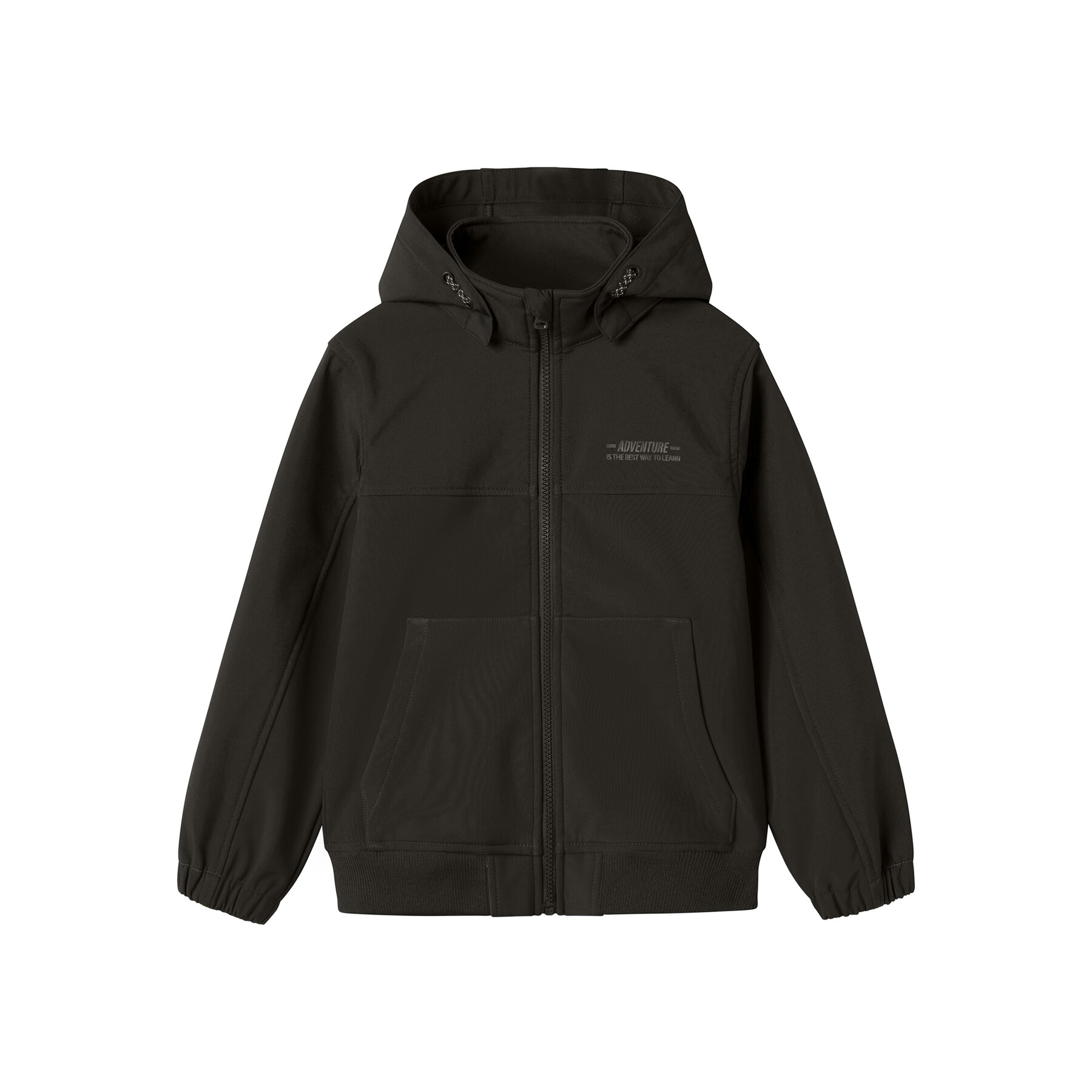 NAME IT Kurtka softshell 13236573 Czarny Regular Fit