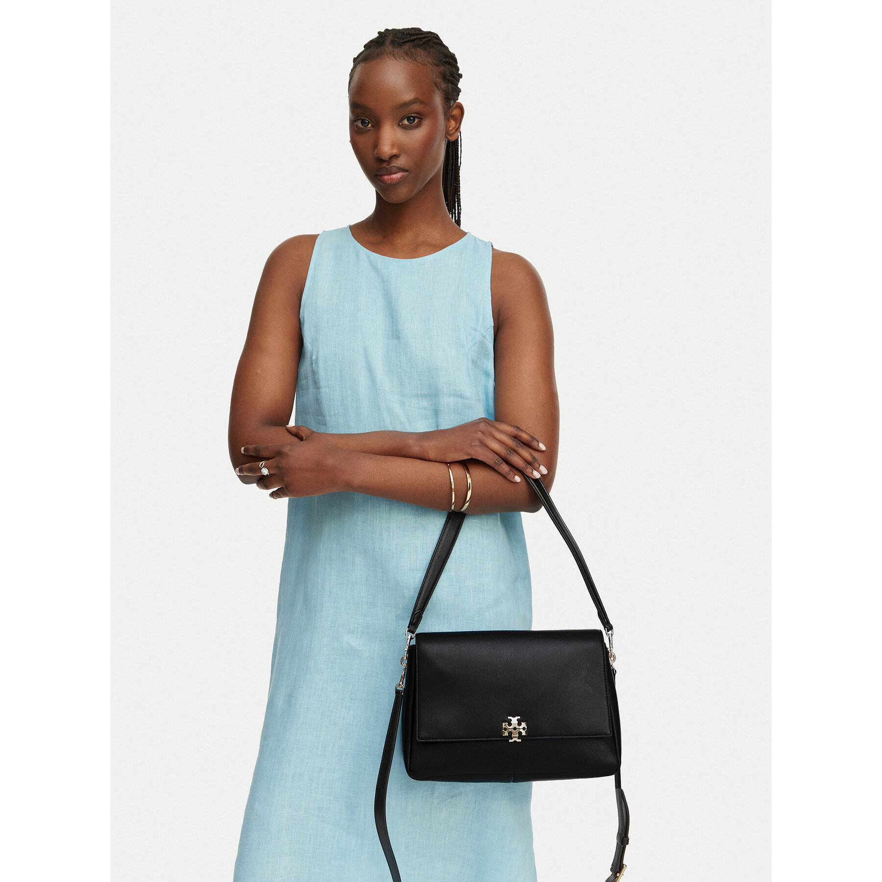 Tory Burch Torebka Charlie 180726 Czarny
