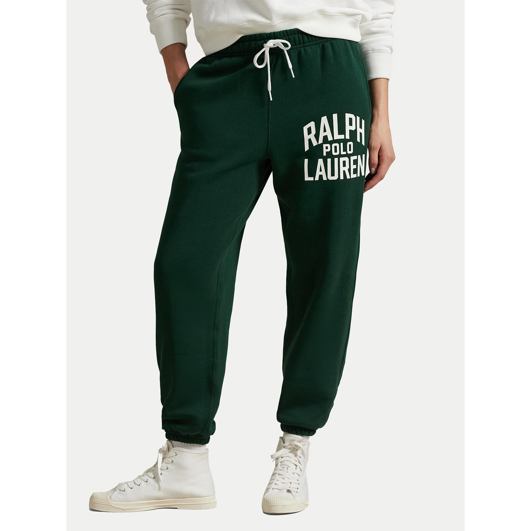 Polo Ralph Lauren Spodnie dresowe 211971758001 Zielony Tapered Fit
