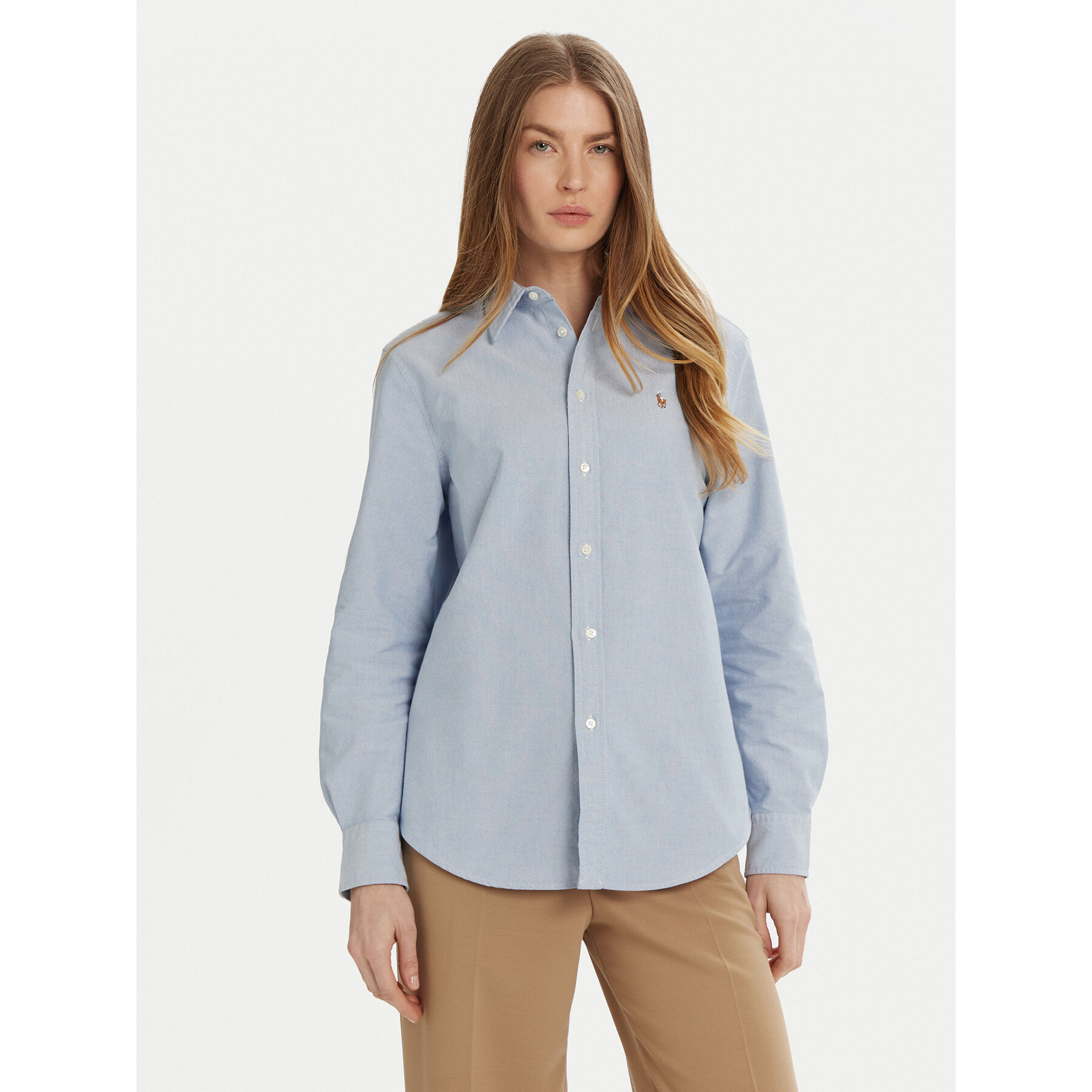 Polo Ralph Lauren Koszula 211970736002 Niebieski Relaxed Fit
