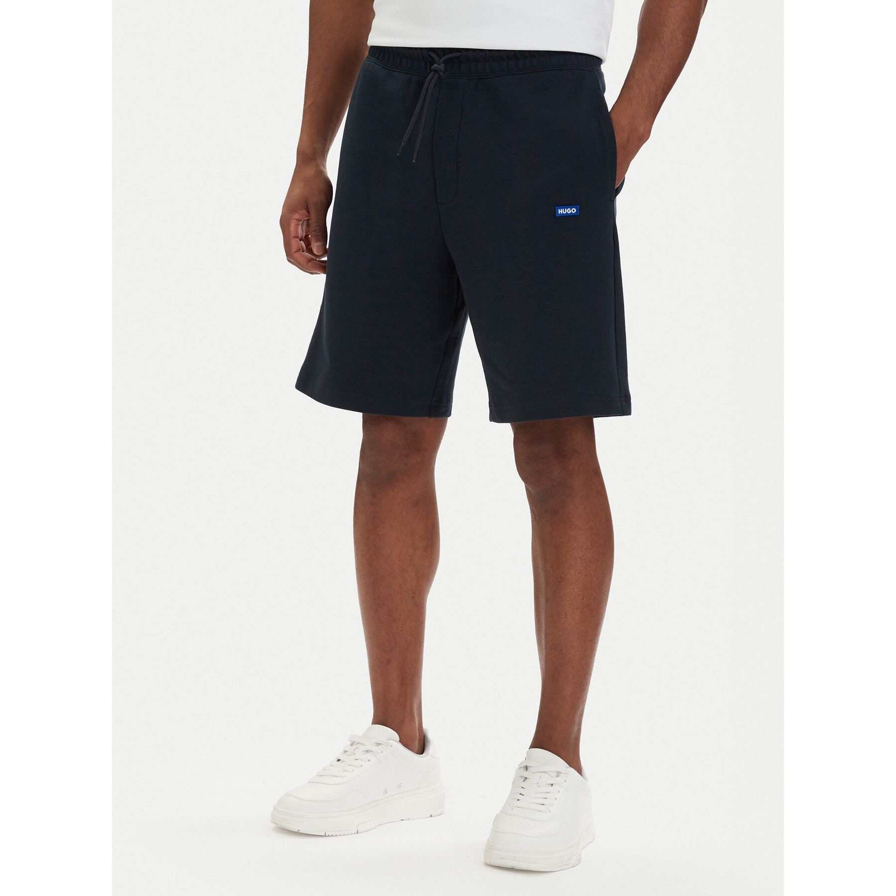 HUGO Szorty sportowe Nasensio 50522364 Granatowy Regular Fit