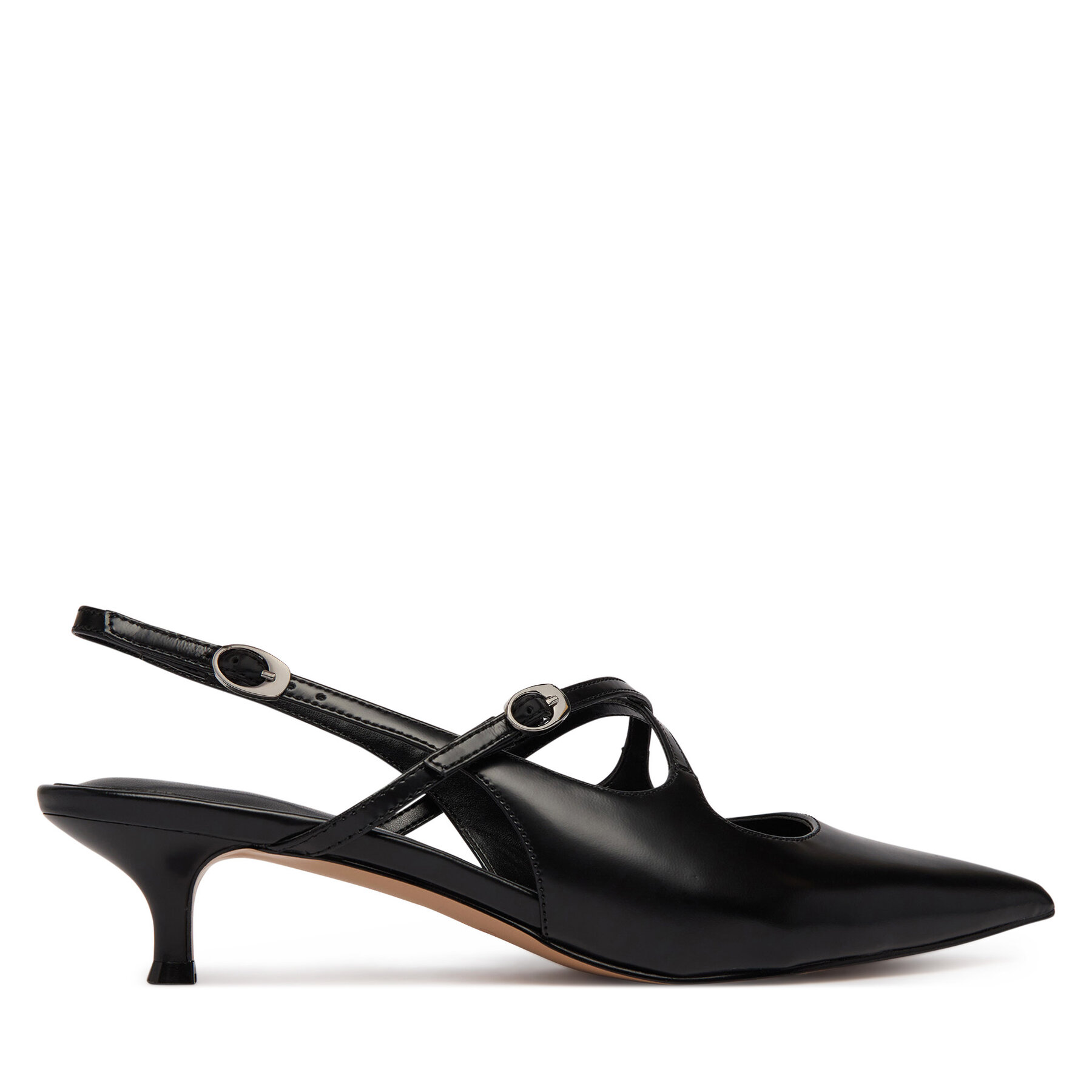 Guess Czółenka FLJCSR LEA05 Czarny