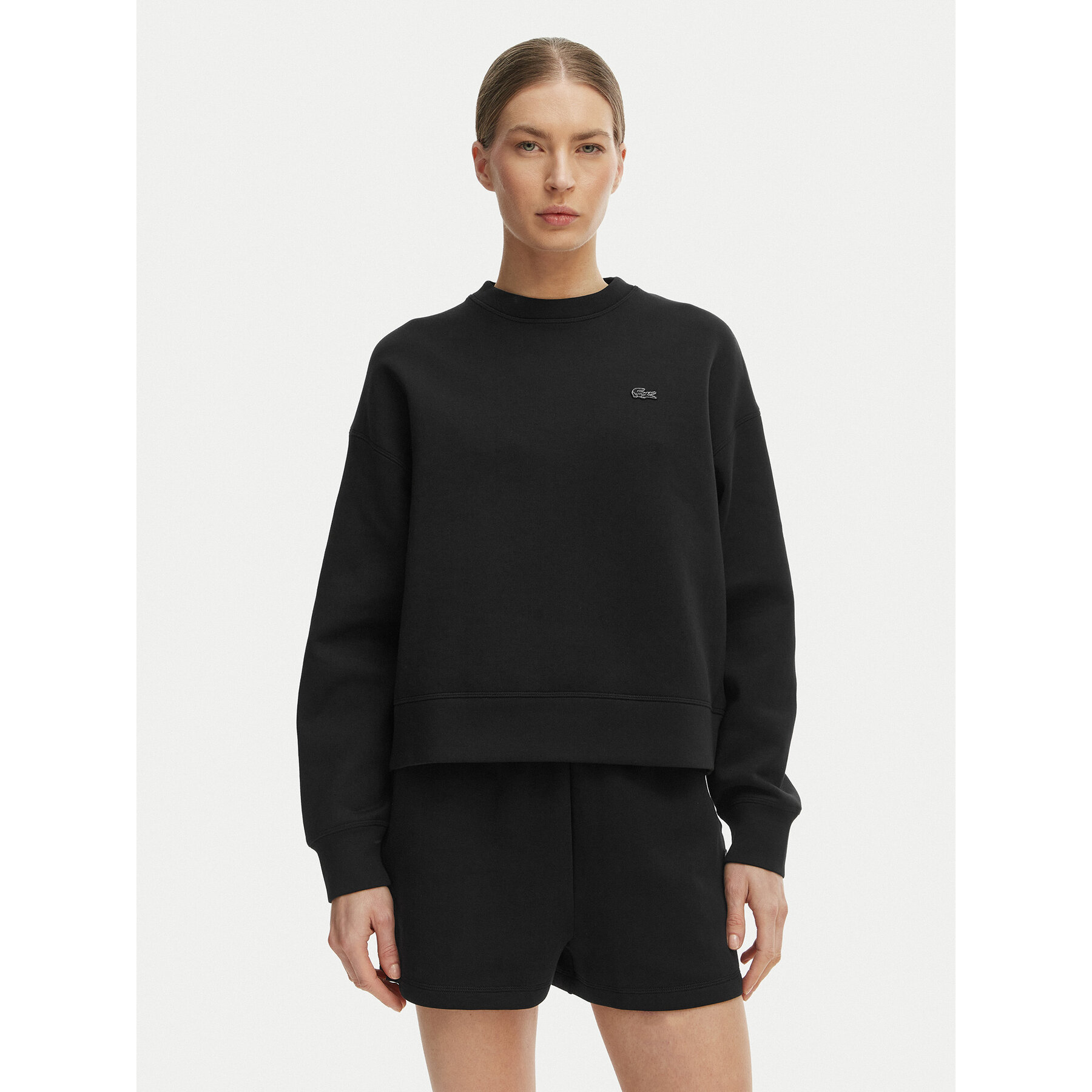 Lacoste Bluza SF0046 Czarny Oversize