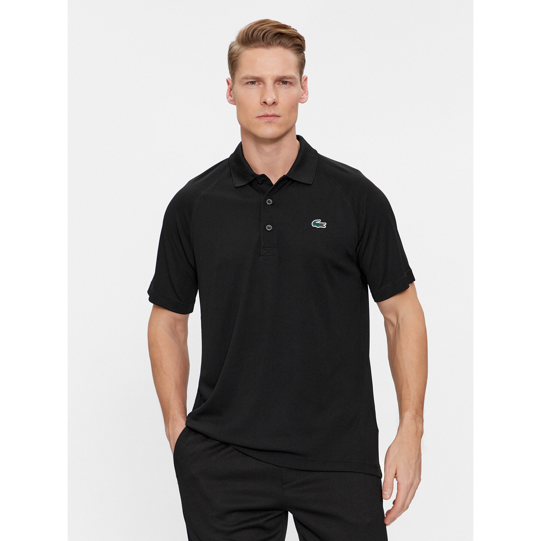 Lacoste Polo DH3201 Czarny Regular Fit