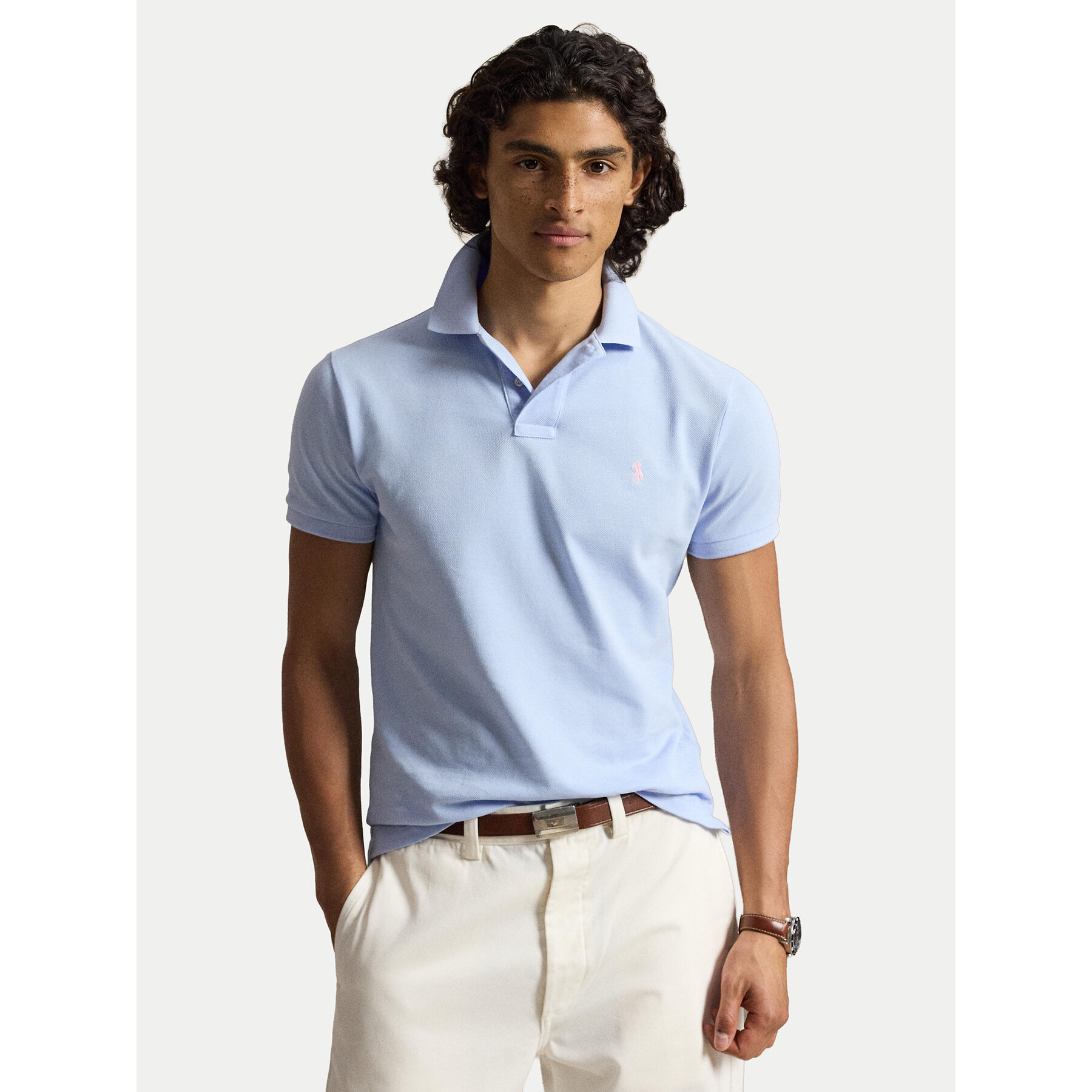 Polo Ralph Lauren Polo 710536856513 Niebieski jasny Regular Fit