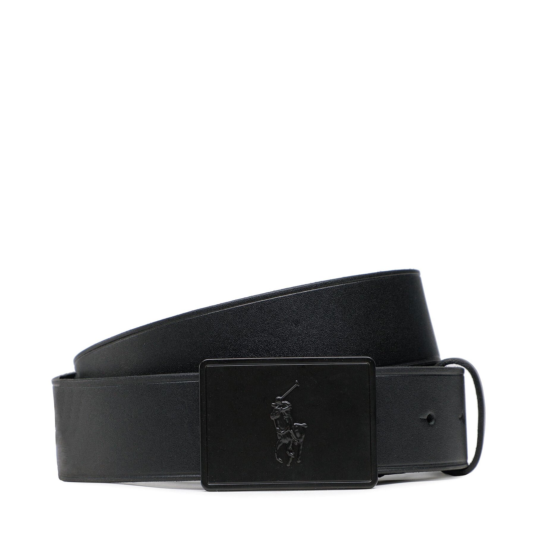 Polo Ralph Lauren Pasek Męski 36mm Pp Plaque Belt 405691693005 Czarny