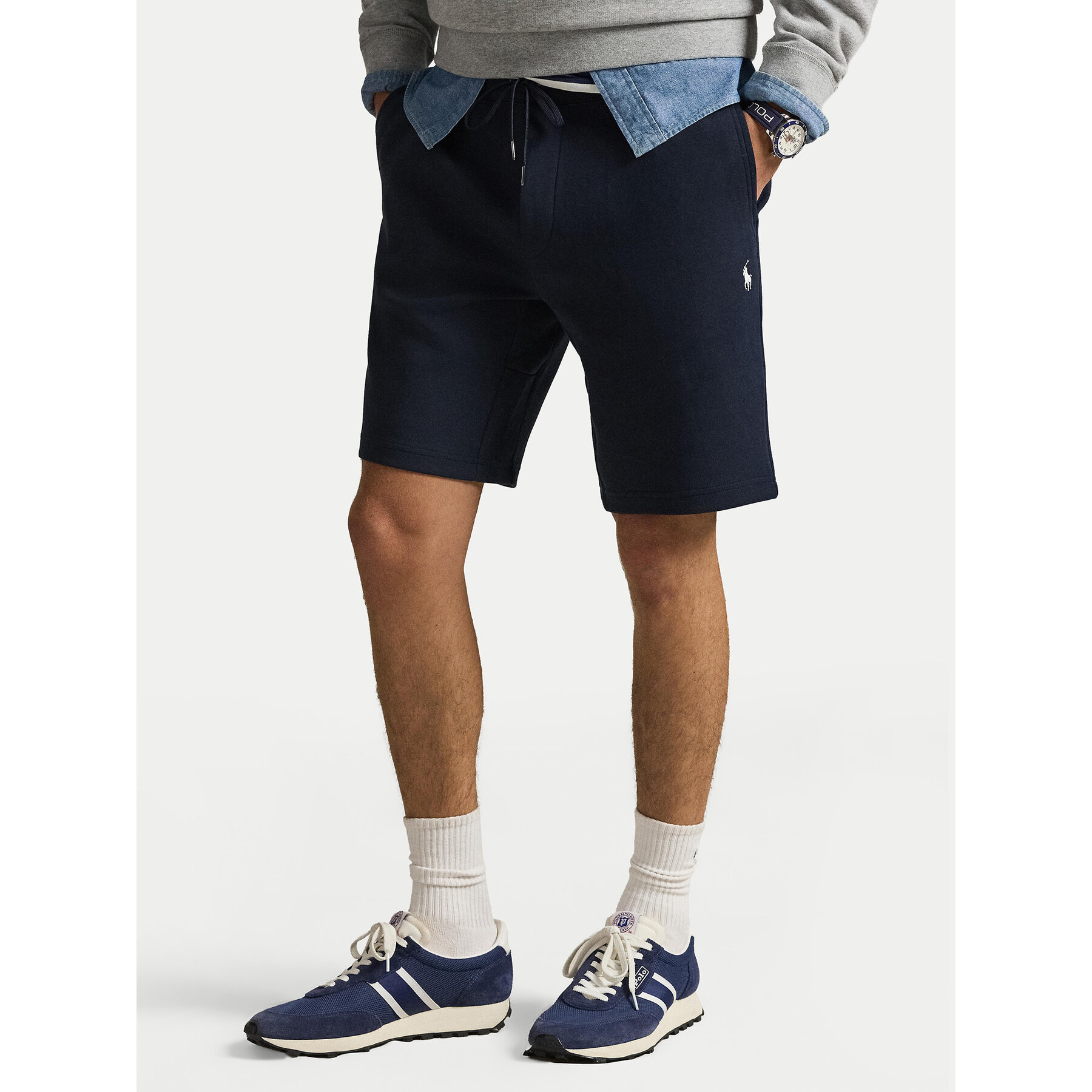 Polo Ralph Lauren Szorty sportowe 710881520039 Granatowy Regular Fit