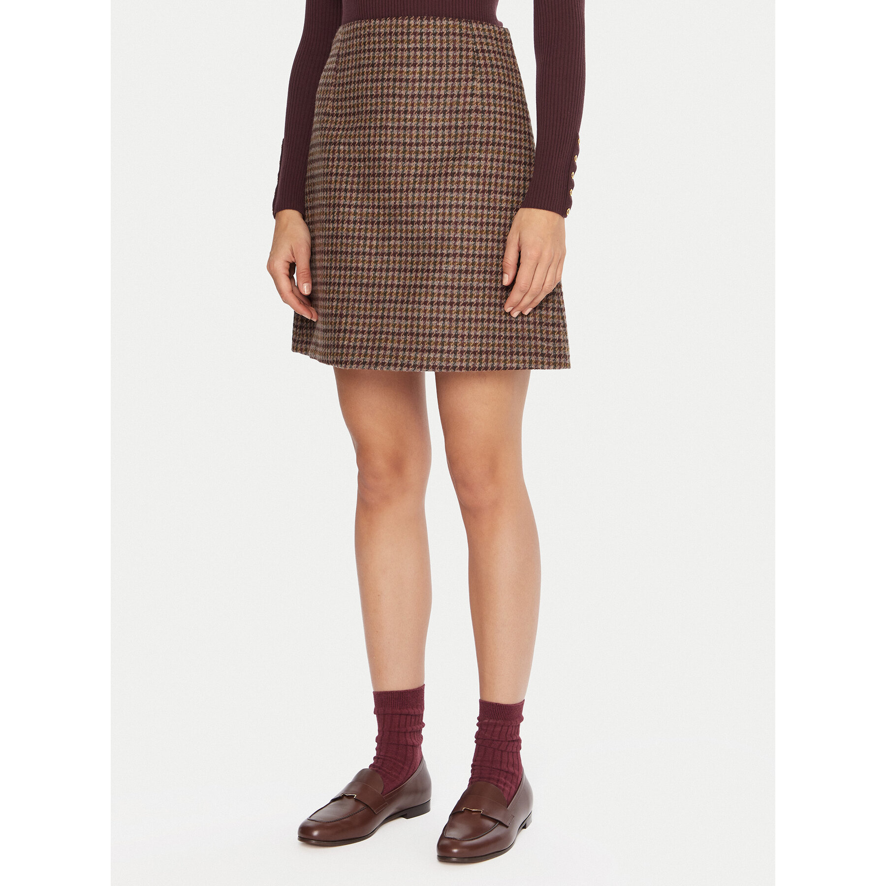 Weekend Max Mara Spódnica trapezowa Vata 2525106072 Brązowy Regular Fit