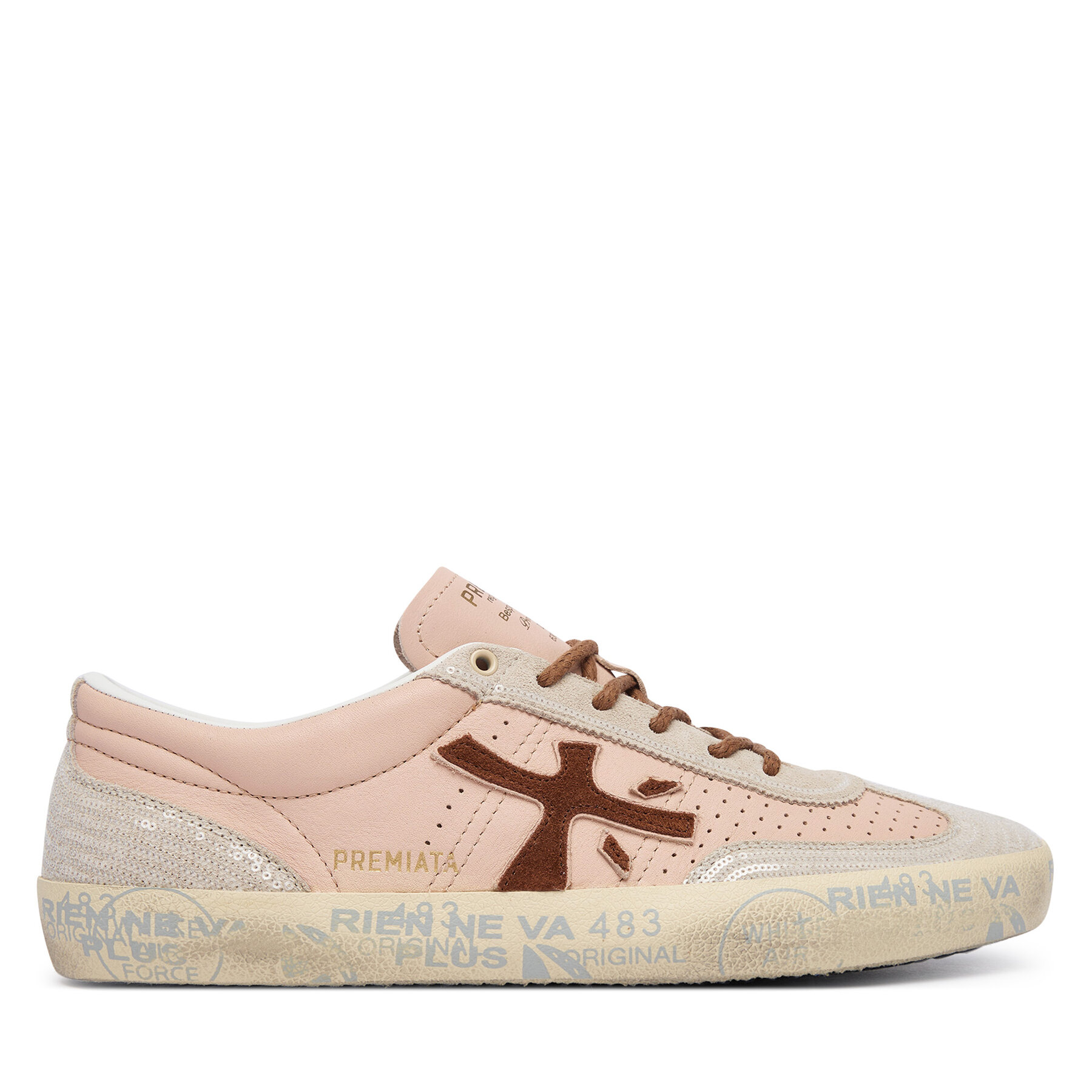 Premiata Sneakersy Davidd Var 8293 Różowy jasny