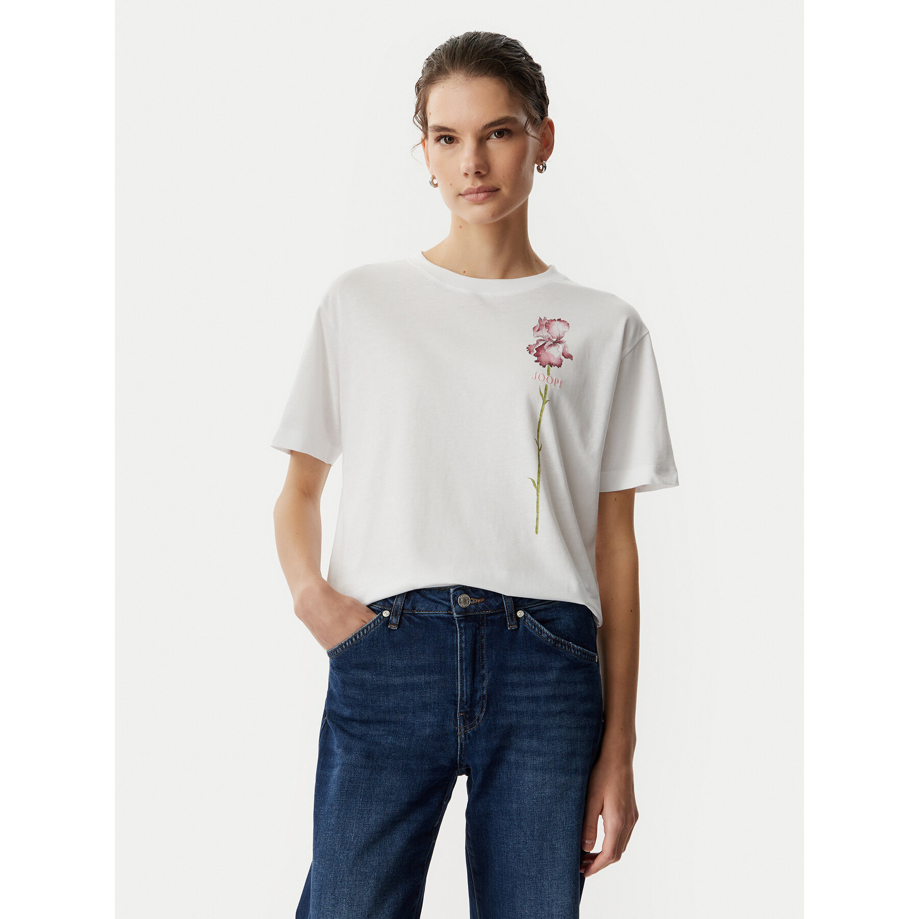 JOOP! T-Shirt 263Je32Tate 30103768 Biały Regular Fit