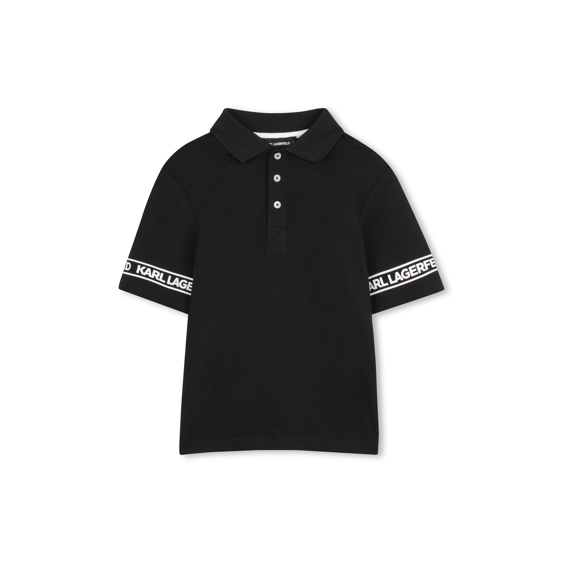 Karl Lagerfeld Kids Polo Z31099 S Czarny Regular Fit