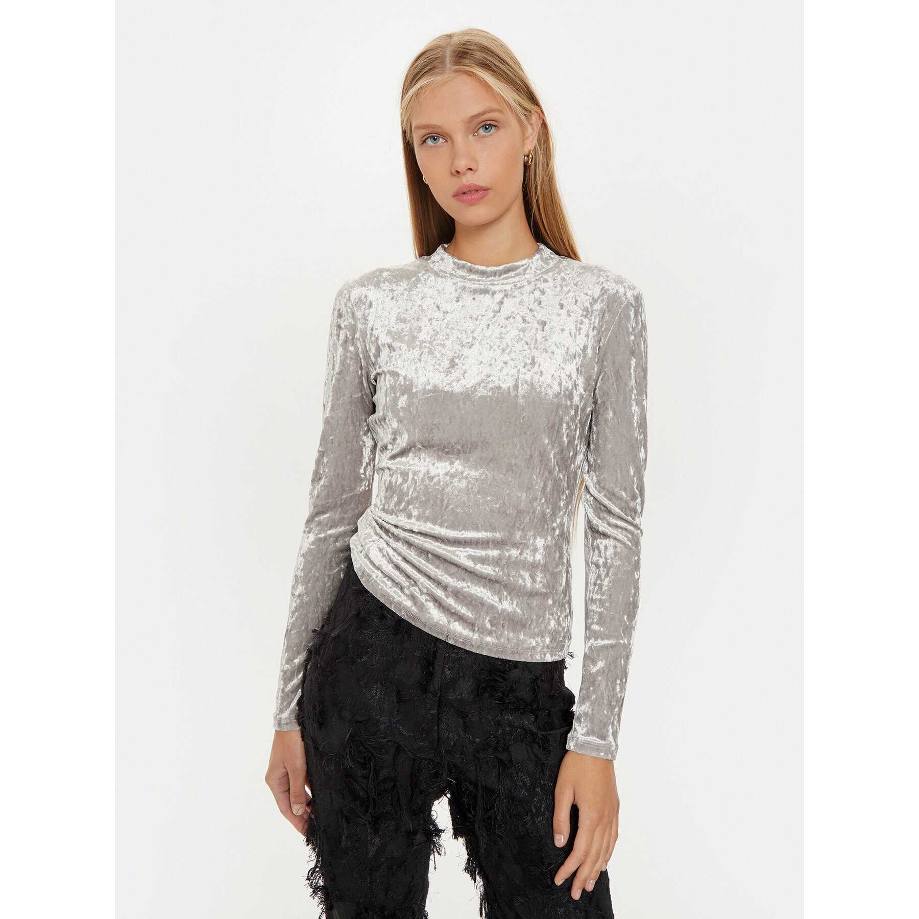 Marella Bluzka Balera 2423946035 Srebrny Regular Fit