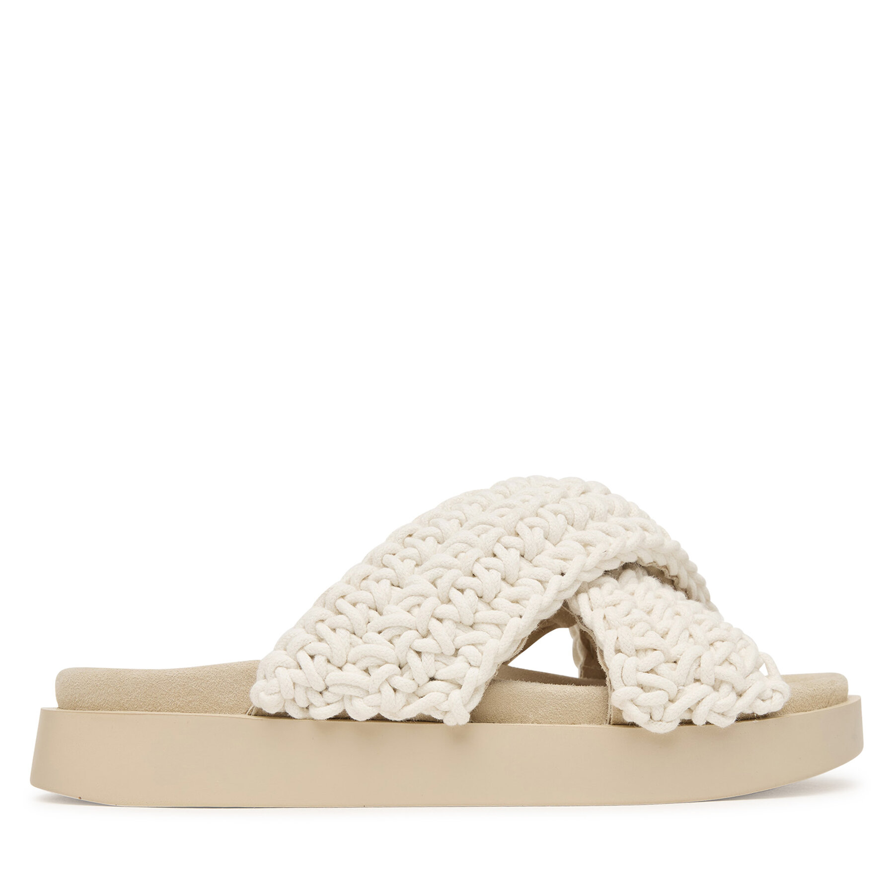 Inuikii Klapki Woven 1004.003.0062 Biały