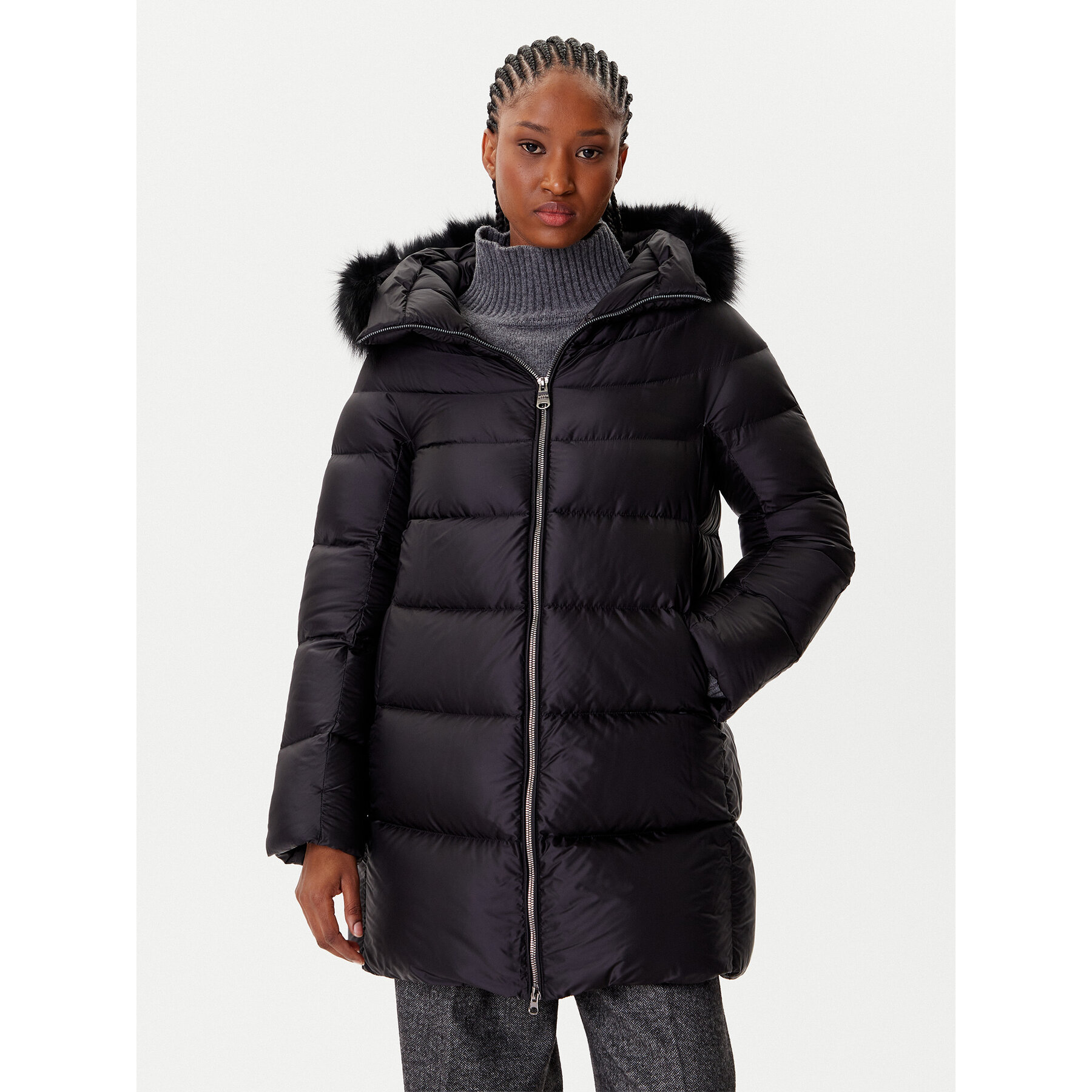 Hetregó Kurtka puchowa Hanna 8P602F 25WD02 Czarny Regular Fit