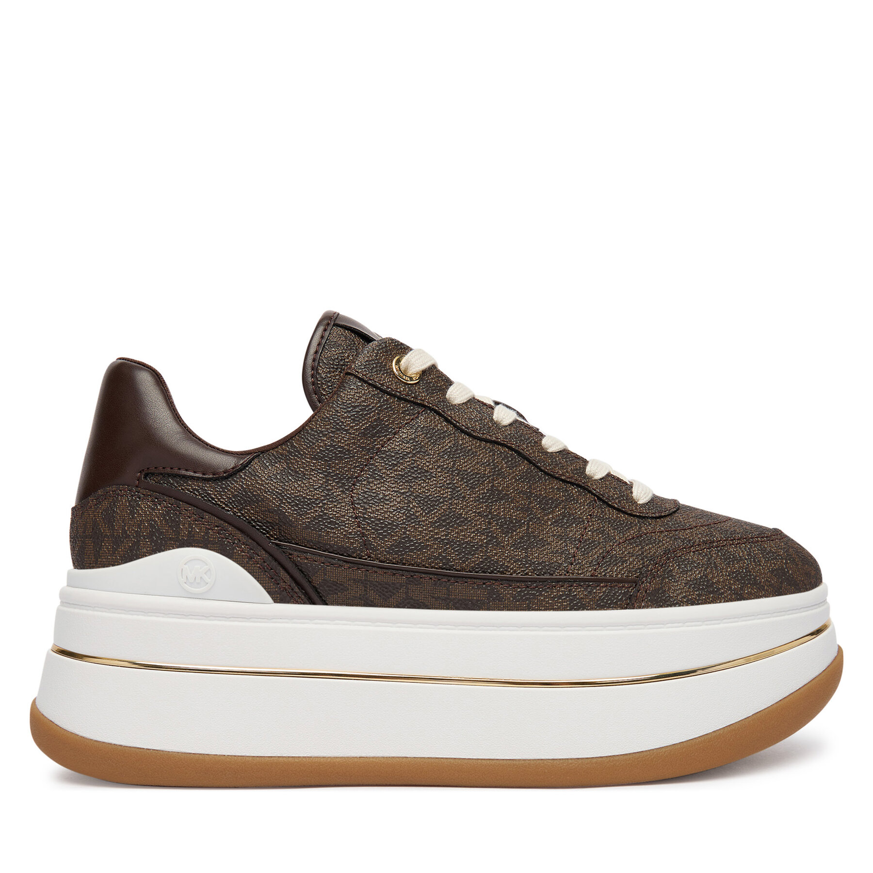 MICHAEL Michael Kors Sneakersy Hayes 43S5HYFS2B Brązowy