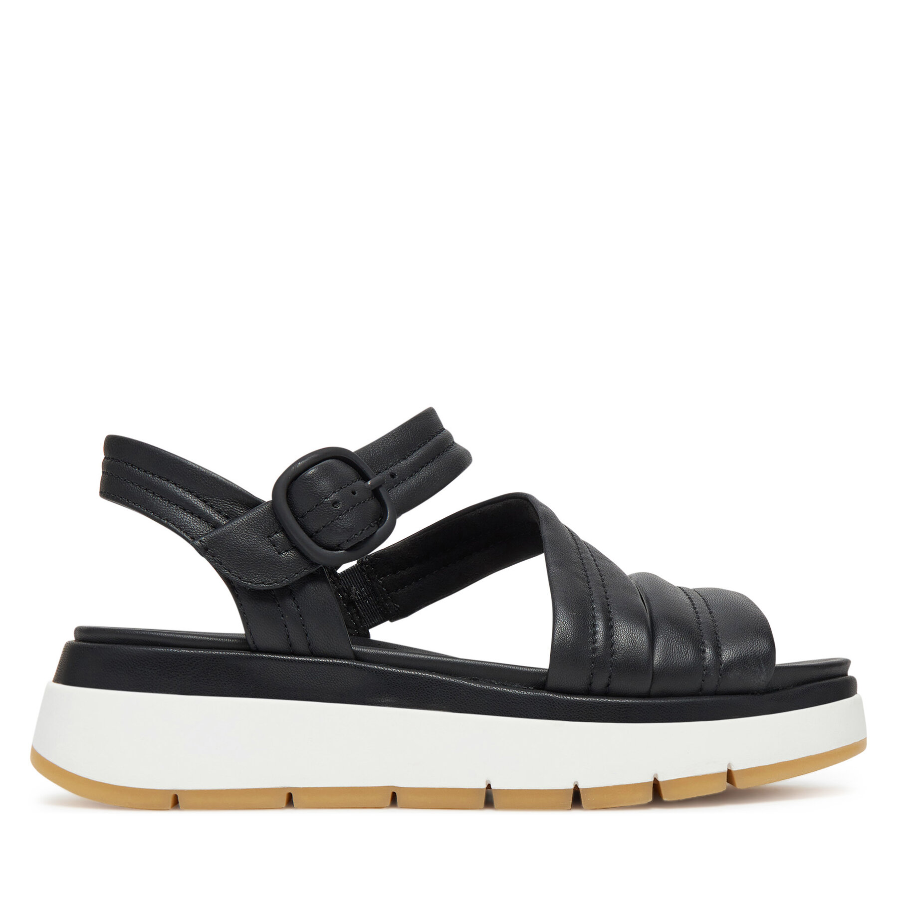 Clarks Sandały Tuscan Strap 26181473 Czarny