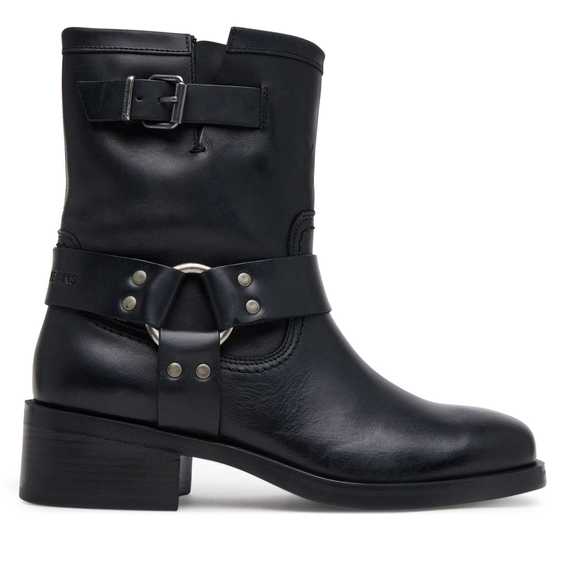 Tommy Jeans Botki Tjw Biker EN0EN02811 Czarny