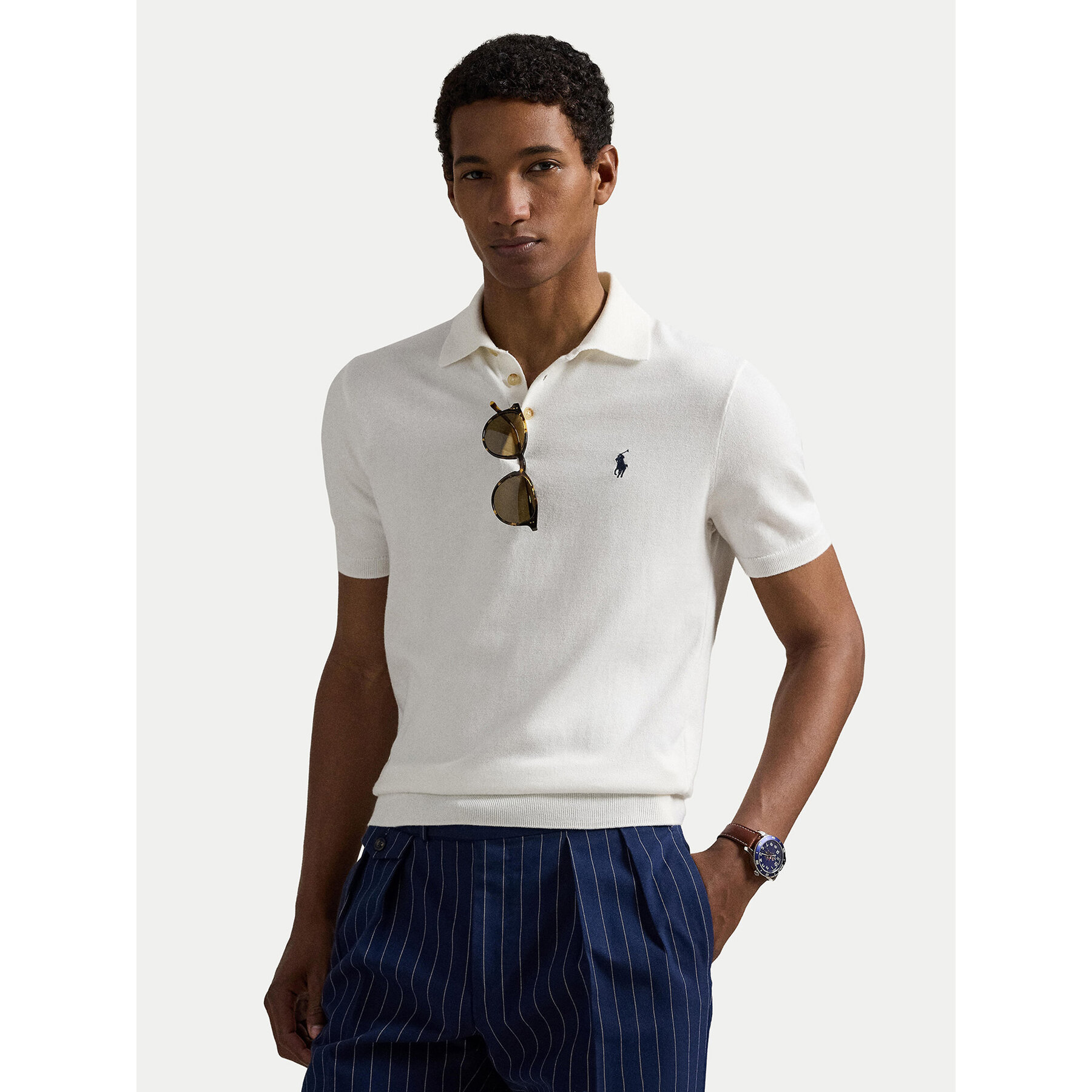 Polo Ralph Lauren Polo 710980682005 Biały Regular Fit