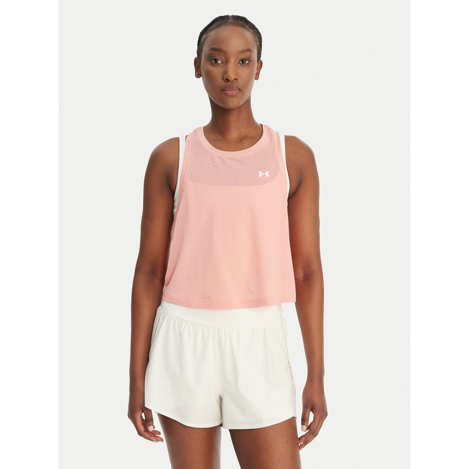 Under Armour T-Shirt Motion 6011229 Różowy Slim Fit