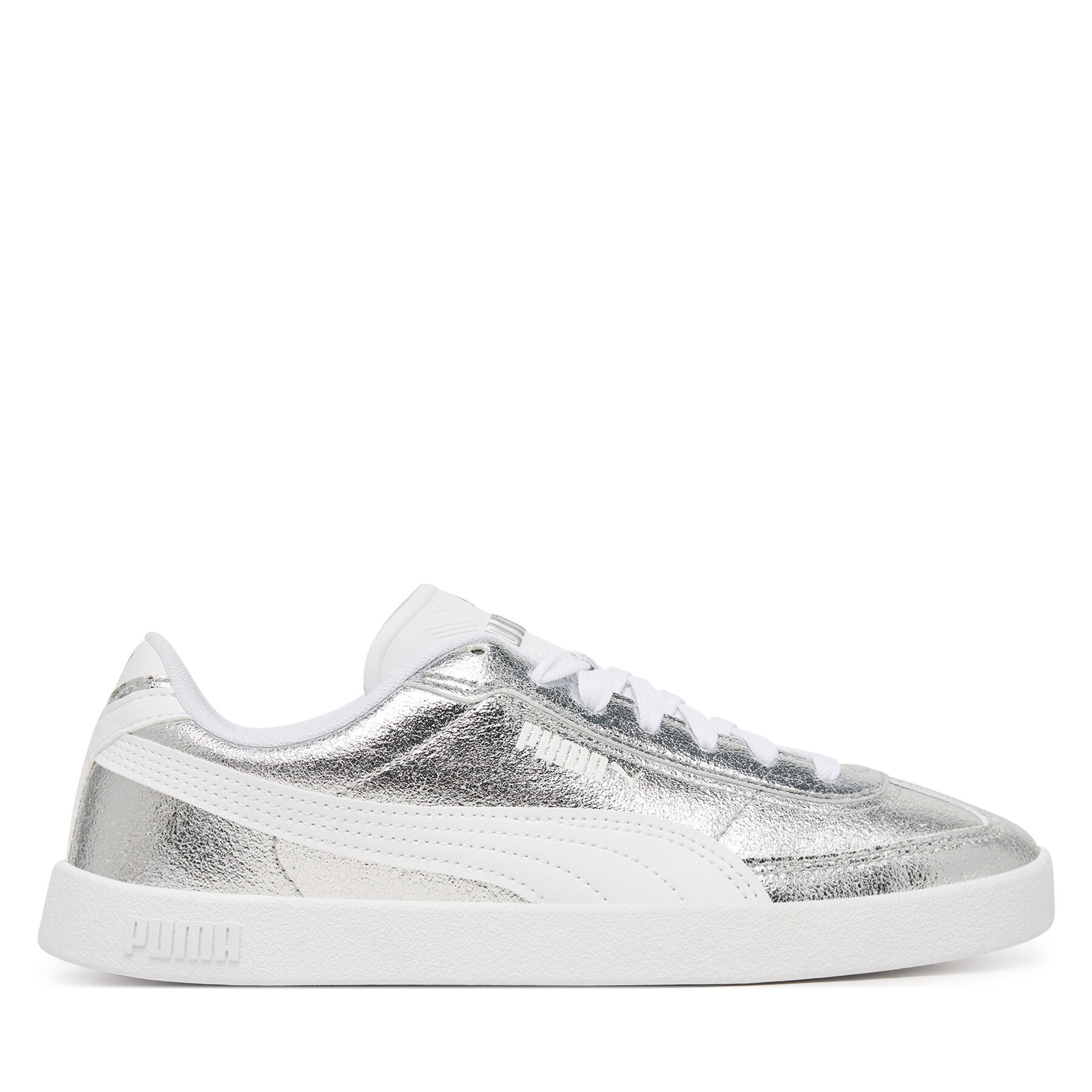 Puma Sneakersy Club II Era Metallic Whisper 404461 02 Srebrny