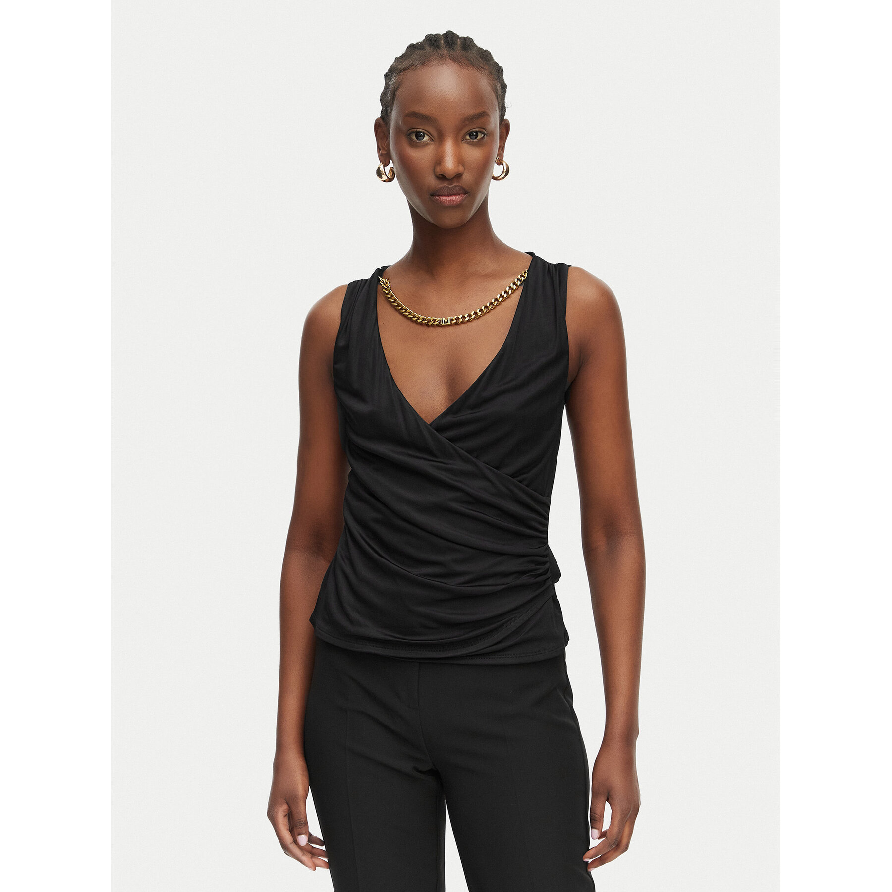 Marciano Guess Top G6GP11 K3617 Czarny Regular Fit