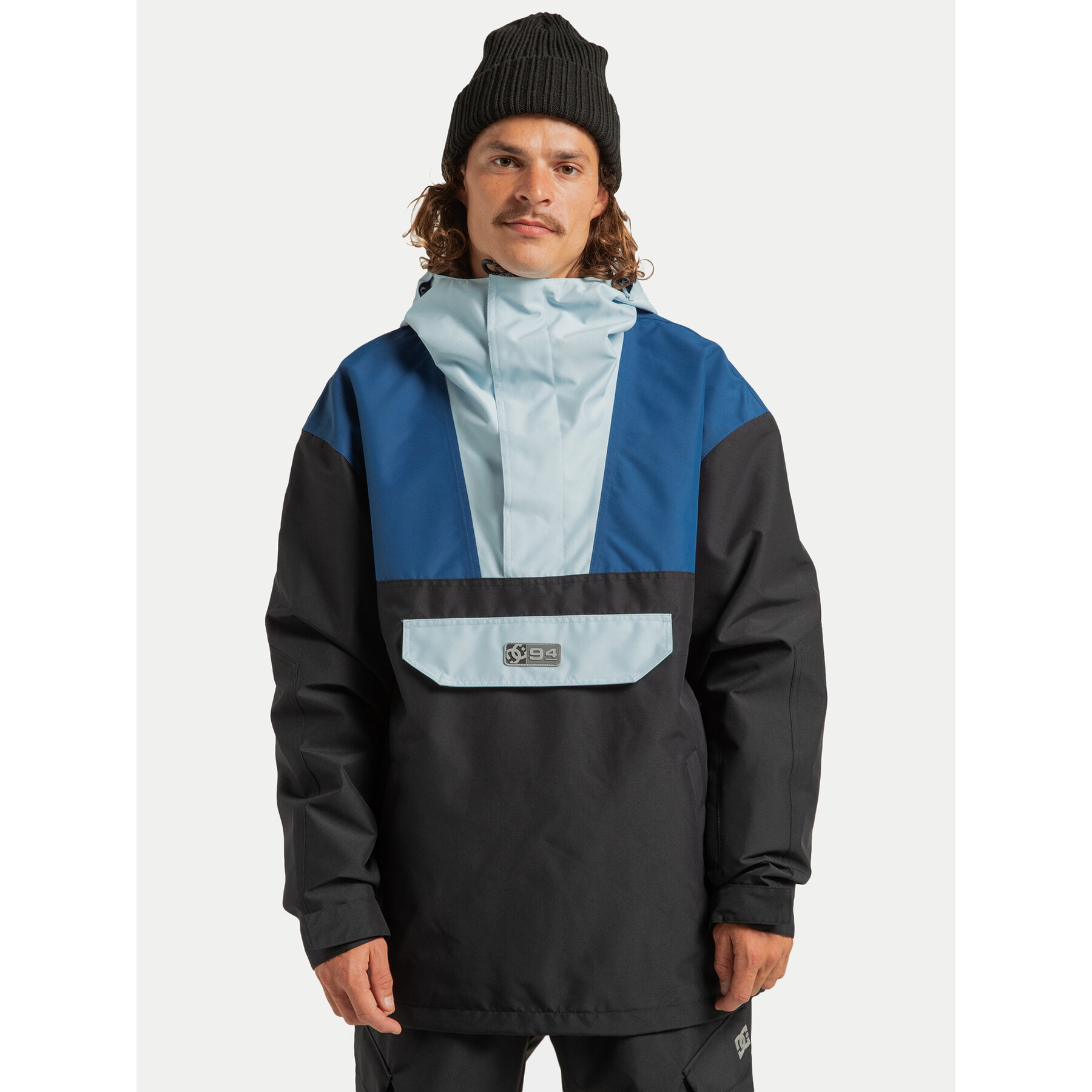 DC Shoes Kurtka snowboardowa Anorak ADYTJ03088 Czarny Reglan Fit