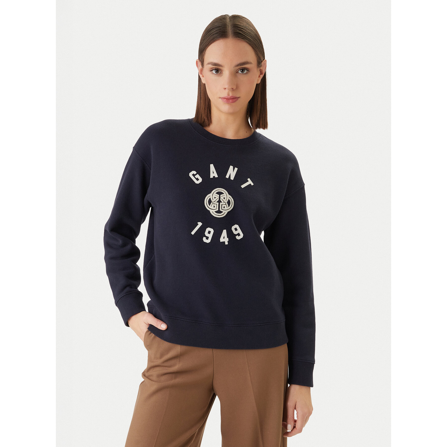 Gant Bluza 4201485 Granatowy Regular Fit