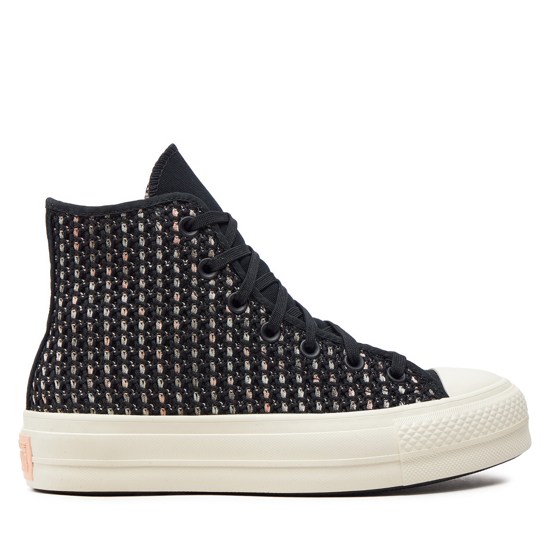 Converse Trampki Chuck Taylor All Star Lift Platform Crochet A09829C Czarny