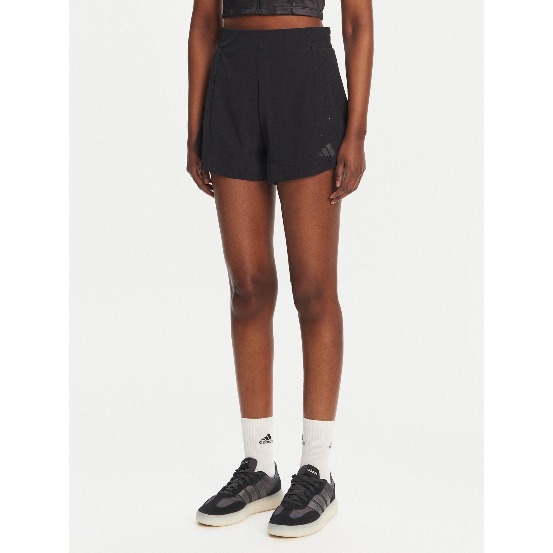 adidas Szorty sportowe HIIT Airchill 2-in-1 JH3784 Czarny Regular Fit