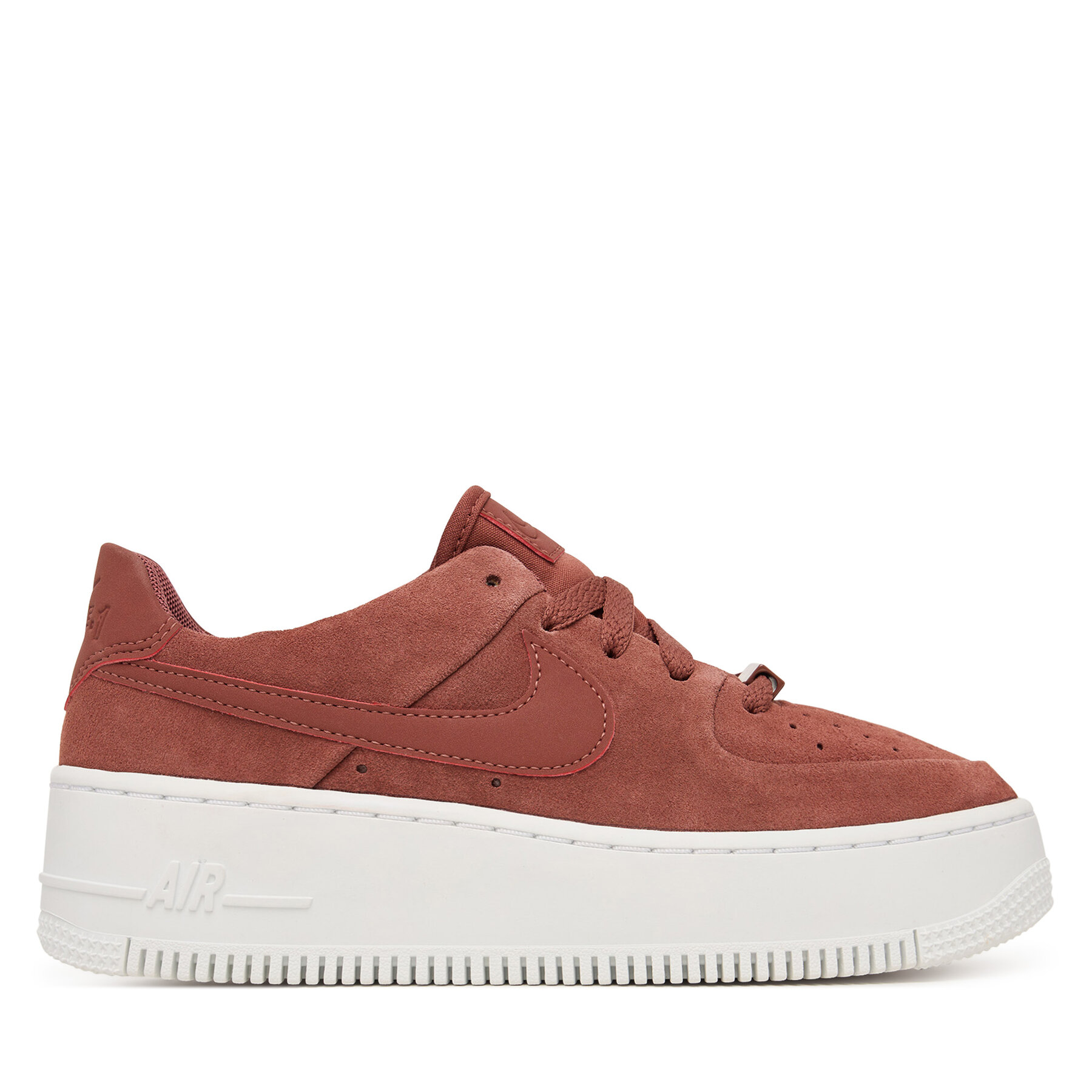 Nike Sneakersy Af1 Sage Low AR5339 204 Czerwony ciemny