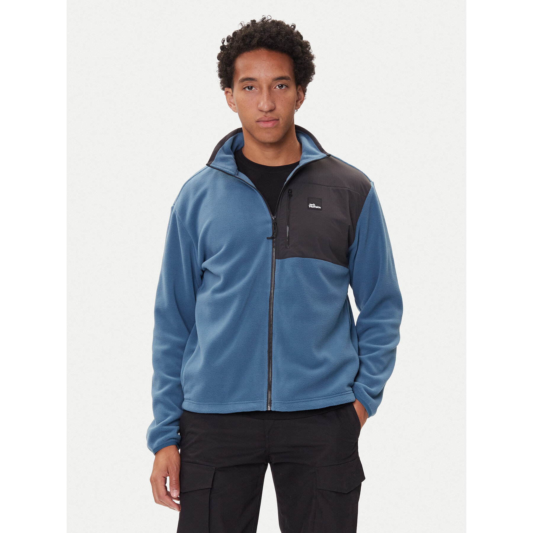 Jack Wolfskin Polar Sumetro Fz A64108 Niebieski Relaxed Fit