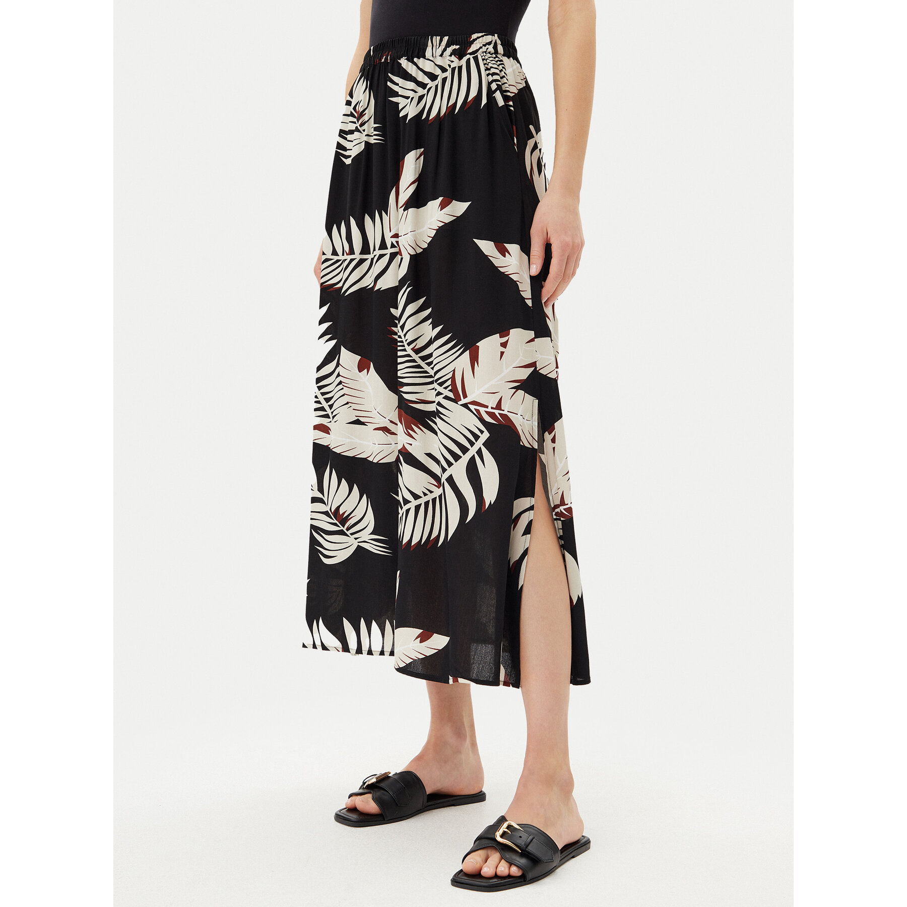 Vero Moda Spódnica maxi Easy Joy 10302047 Czarny Regular Fit