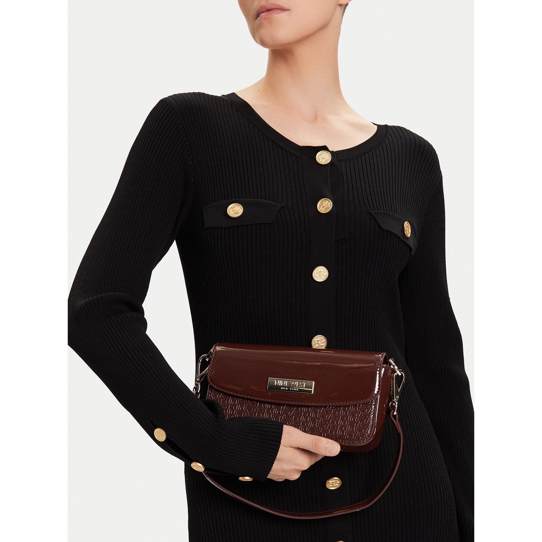 Nine West Torebka CEO-MISSISIPI-I-LDA8009 Brązowy