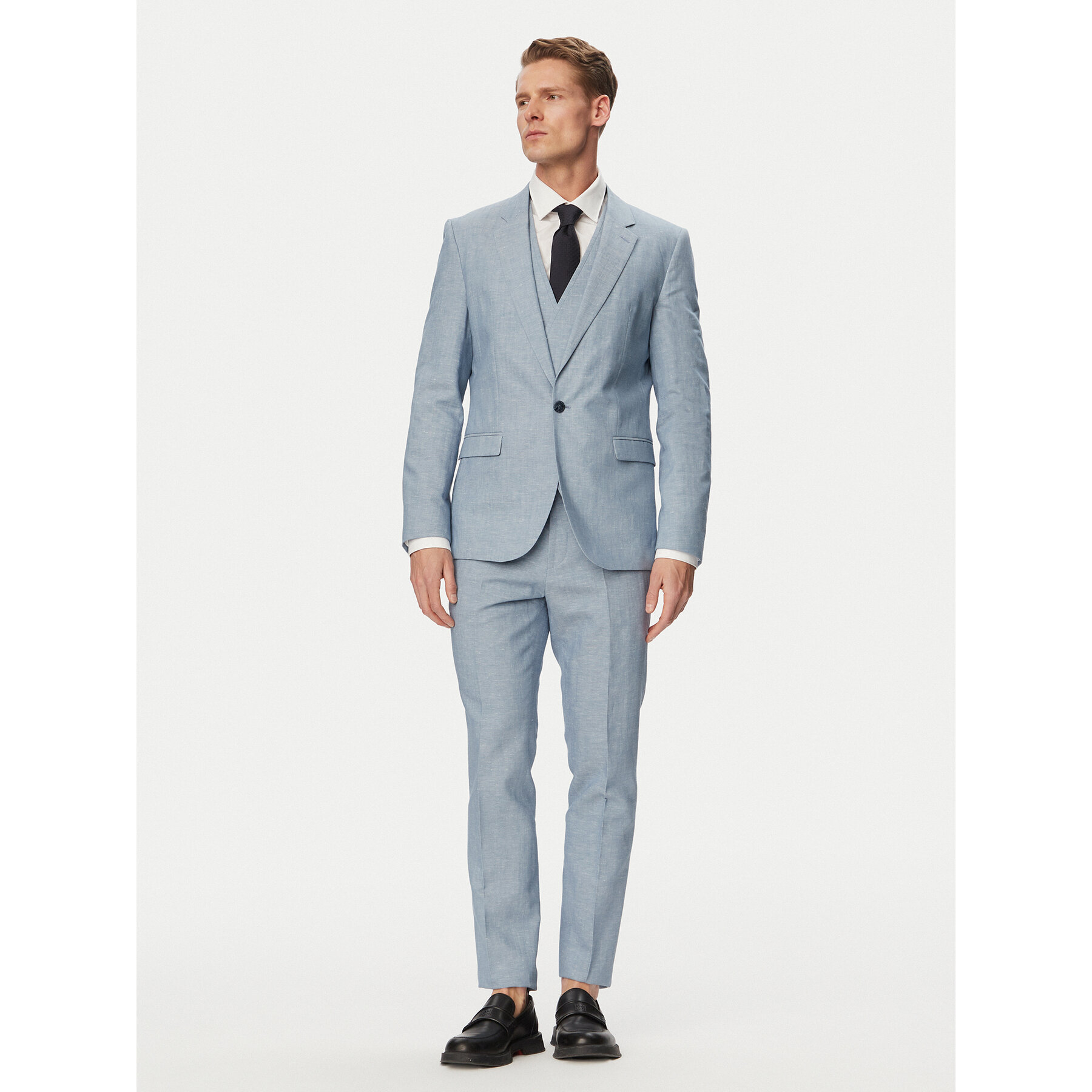 HUGO Garnitur Arti/Hesten242V1X 50559671 Niebieski Extra Slim Fit