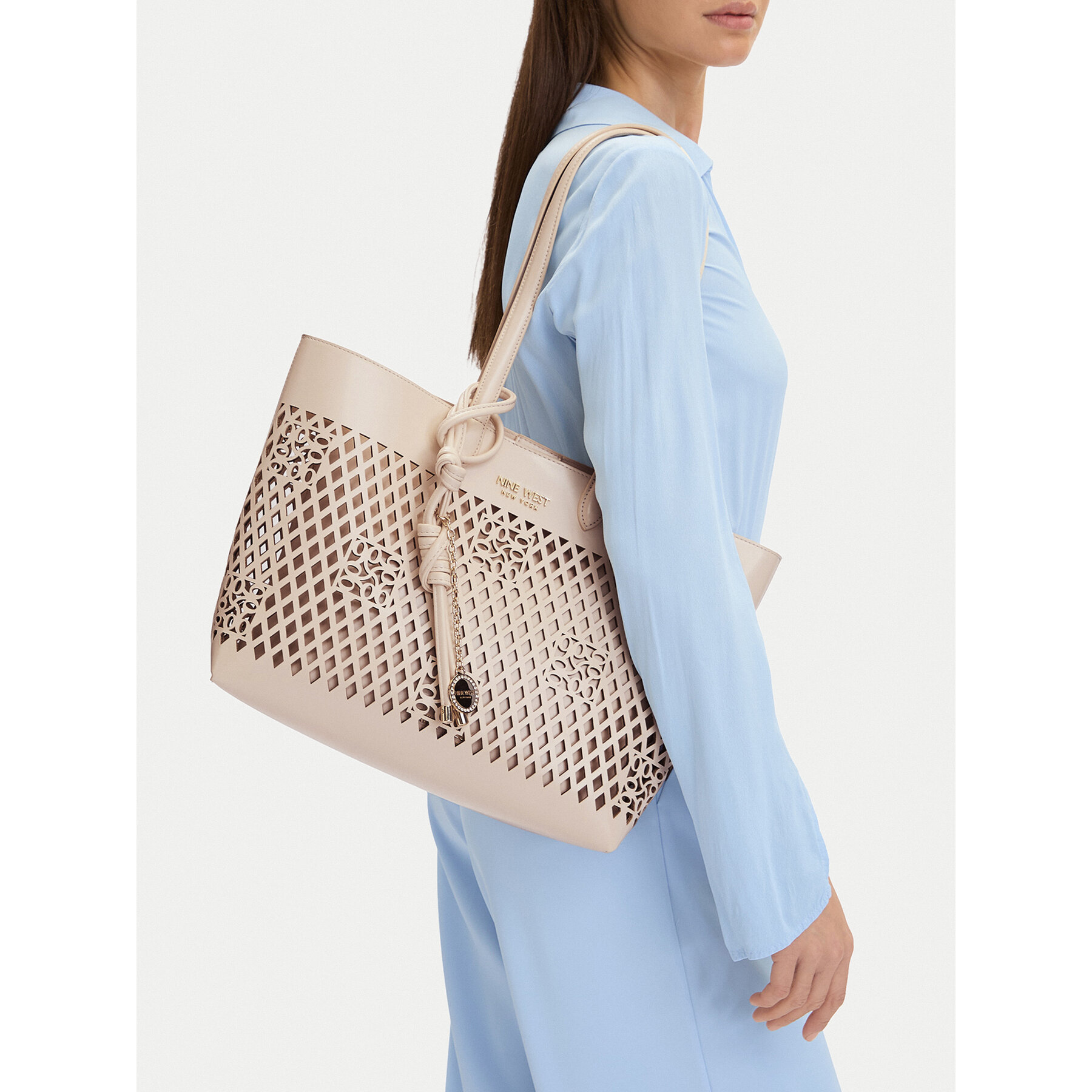 Nine West Torebka CEO-Bleeker Petal-LDA8699A Beżowy