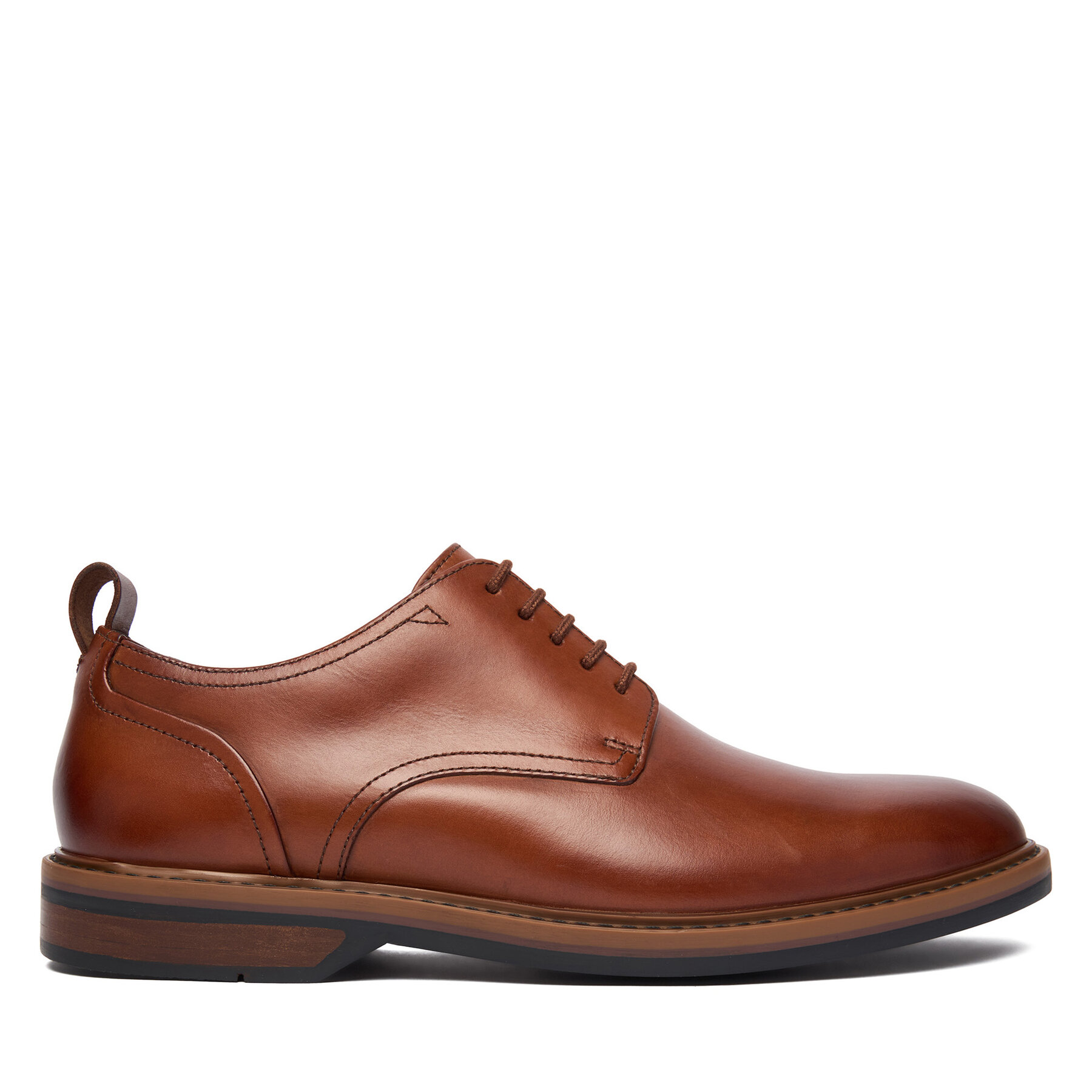 Clarks Półbuty Aldwin Lace 26183252 Brązowy