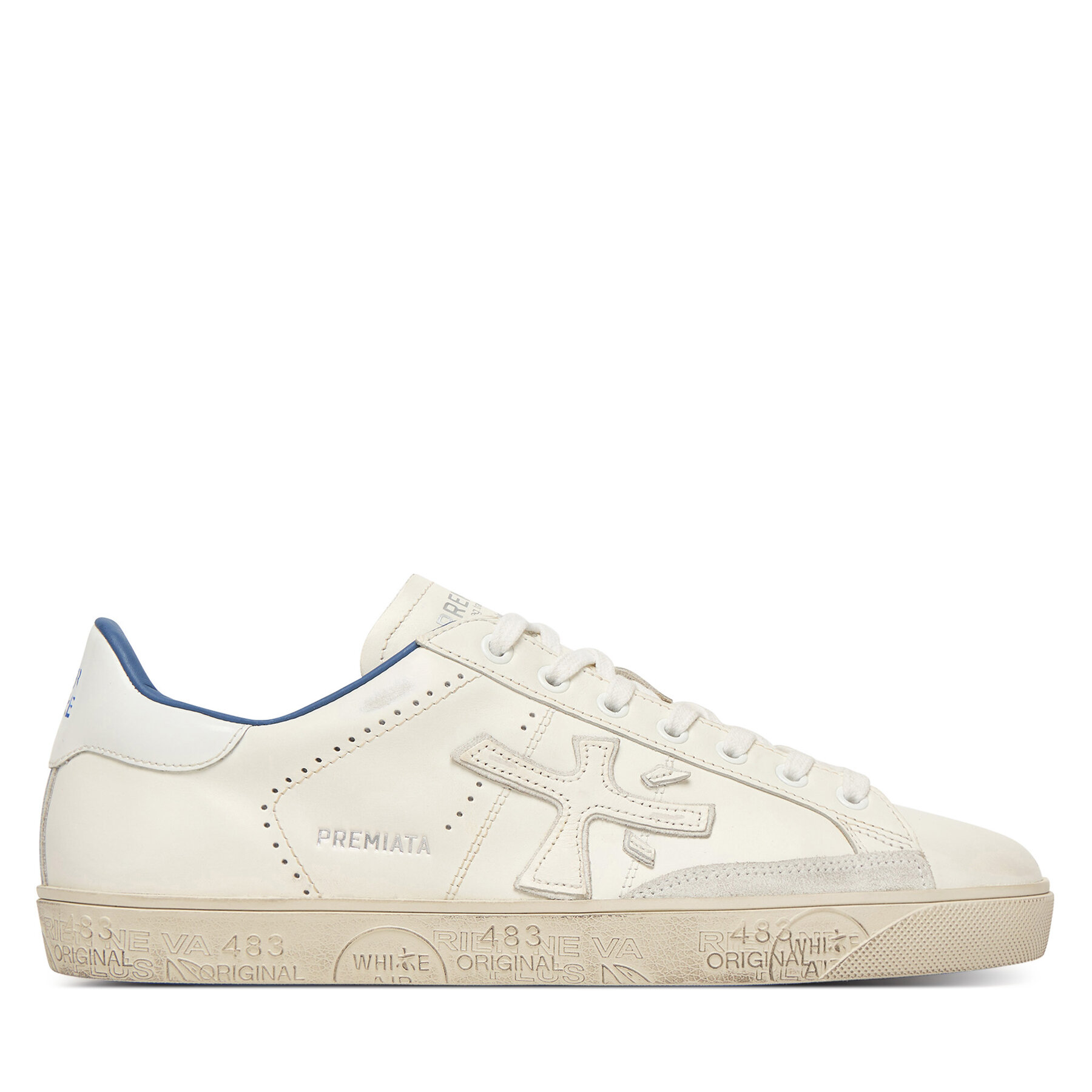 Premiata Sneakersy Steven Var 6652 Biały
