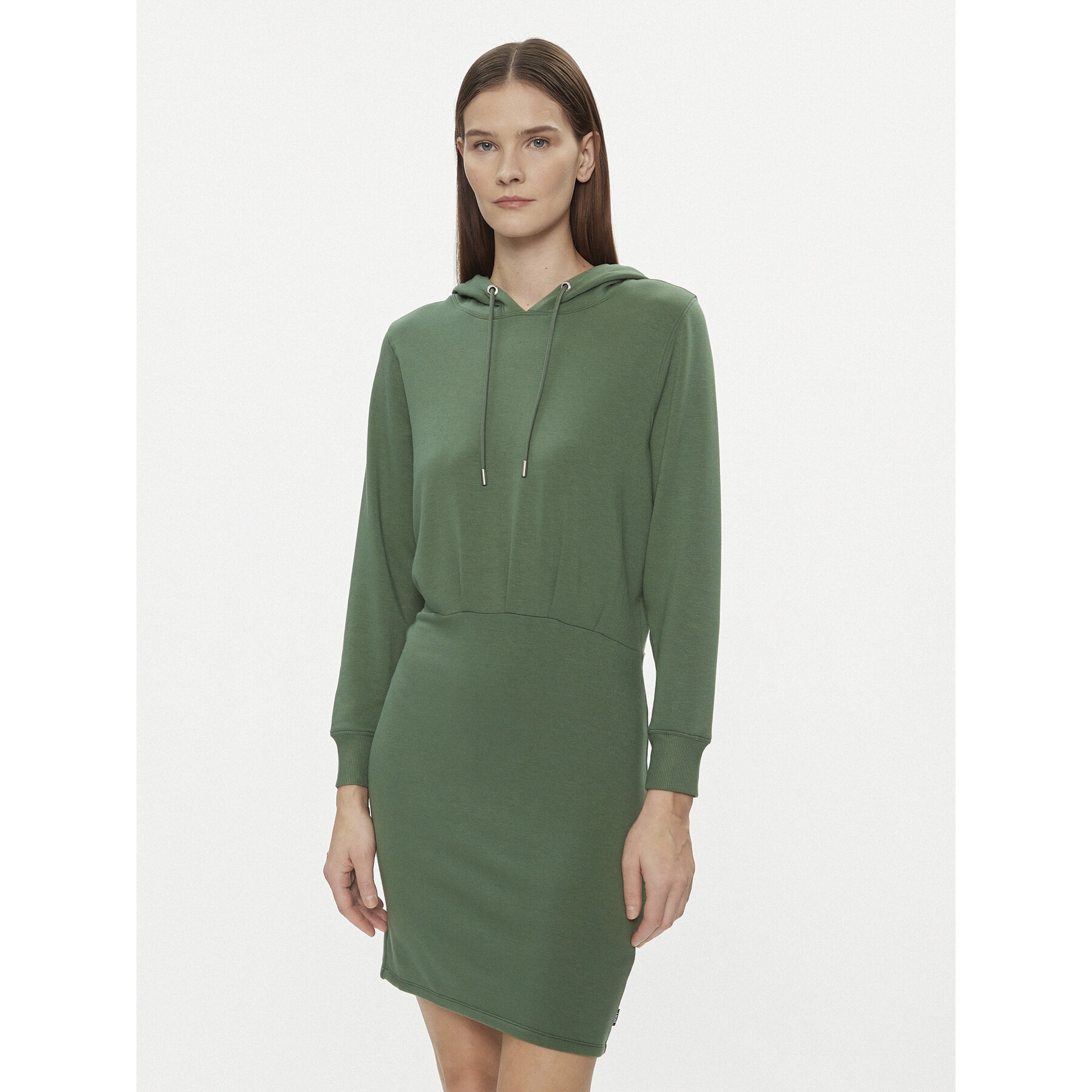 DKNY Sport Sukienka dzianinowa DP3D4832 Zielony Relaxed Fit