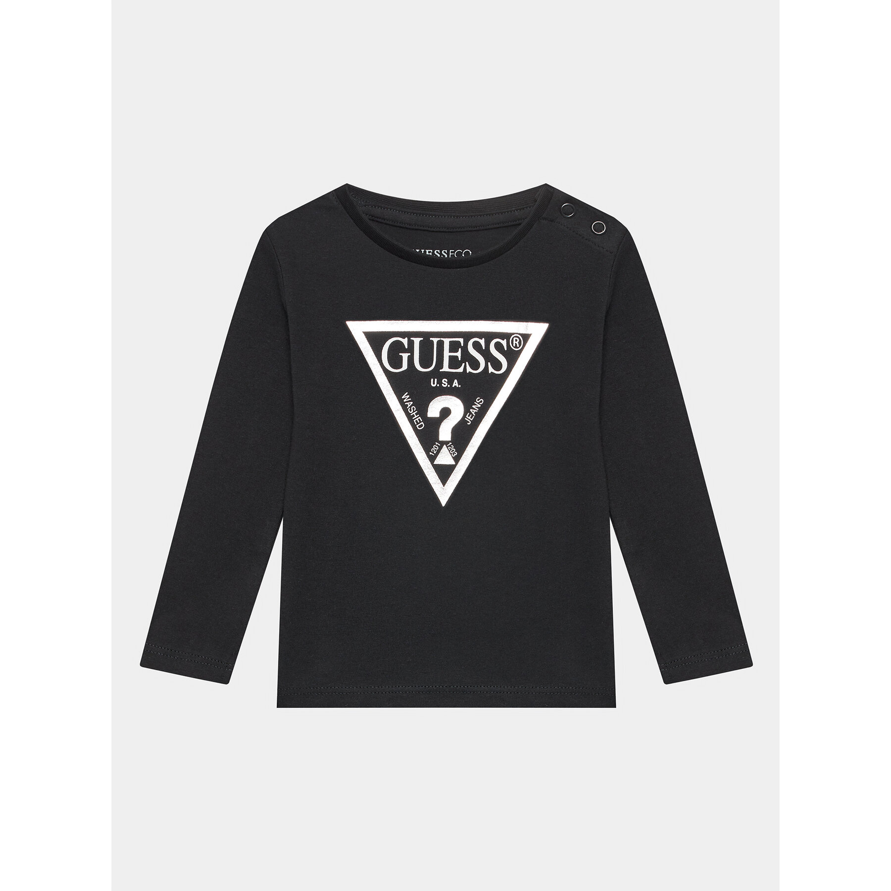 Guess Bluzka K84I18 K8HM0 Czarny Regular Fit