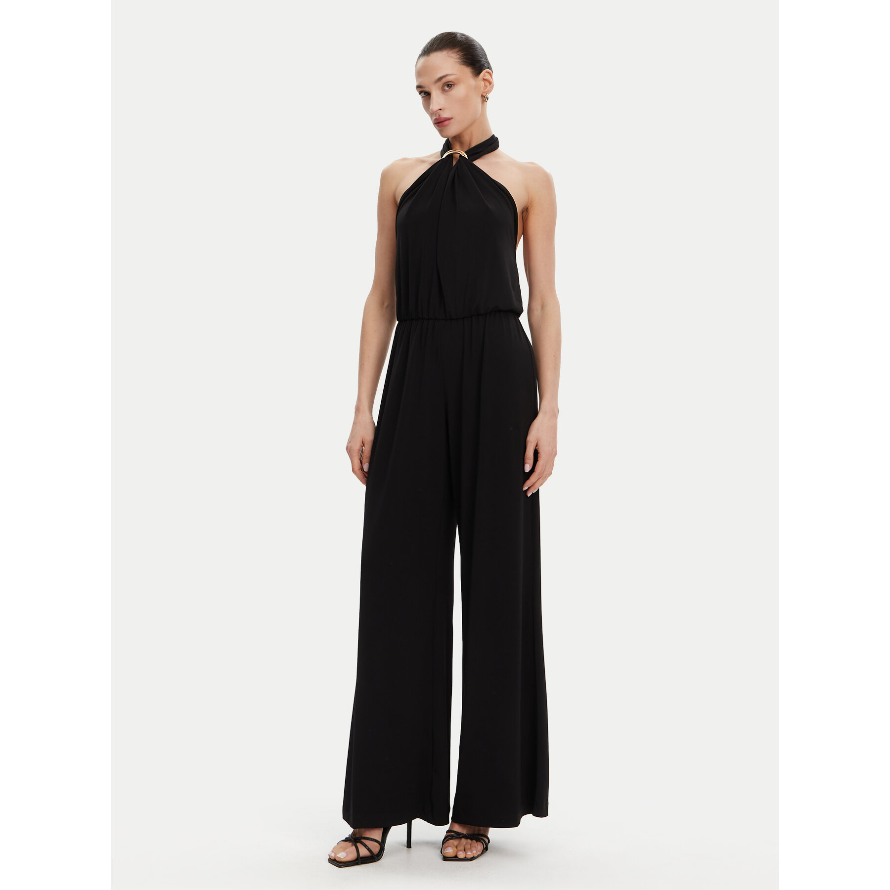 ACCESS FASHION Kombinezon 53-5512-169 Czarny Regular Fit