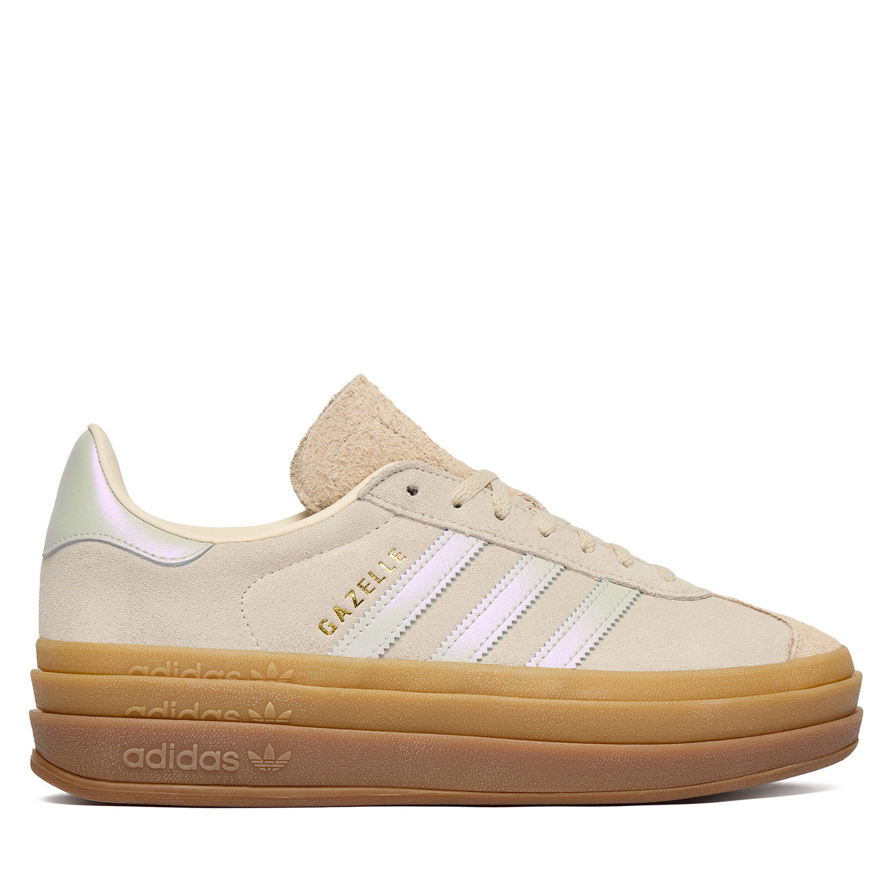 adidas Sneakersy Gazelle Bold IH6782 Beżowy