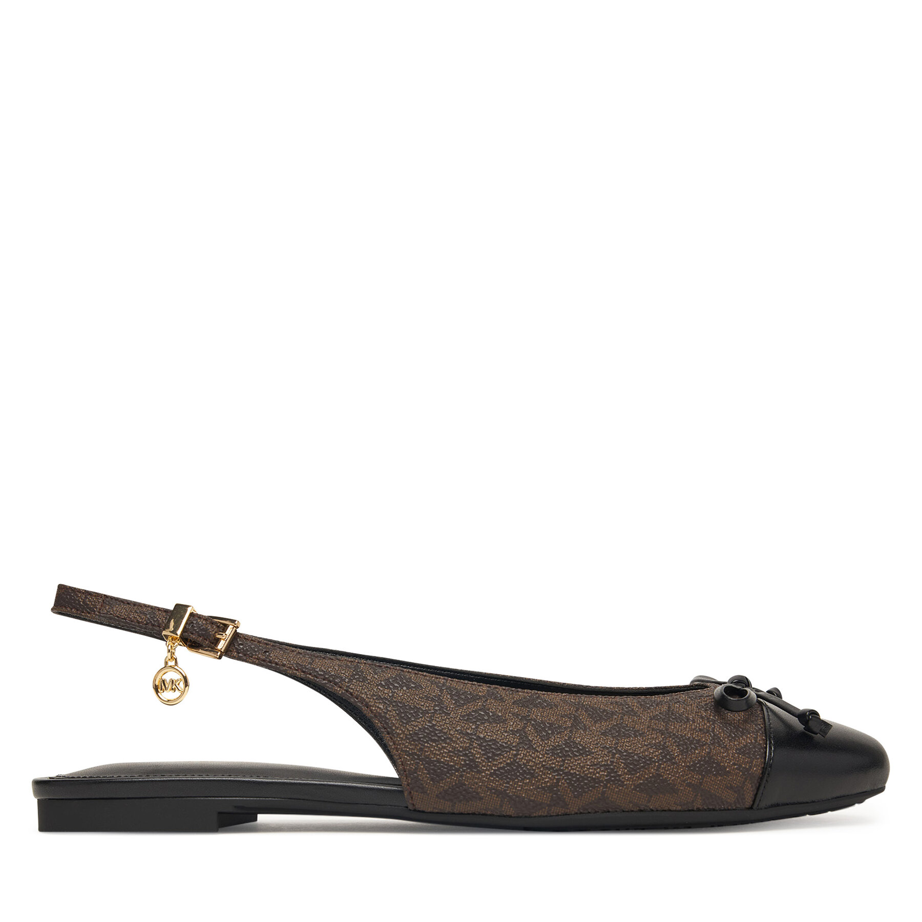 MICHAEL Michael Kors Baleriny Piper Sling 40S6PIFP1B Brązowy